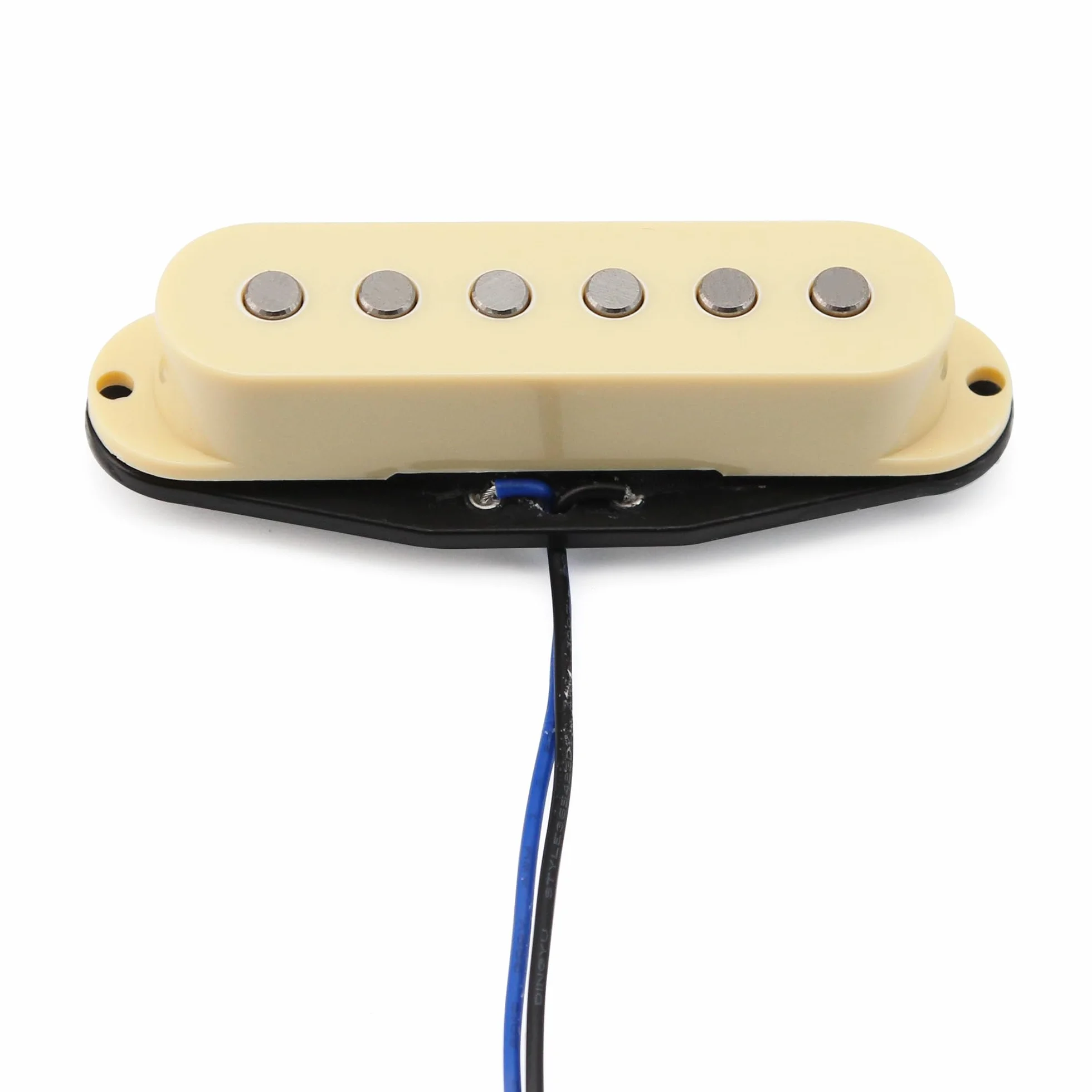 FLEOR Alnico - Juego de 5 pastillas de bobina simple y humbucker de alta ganancia, HSS N+M+B, color crema para guitarra estilo ST