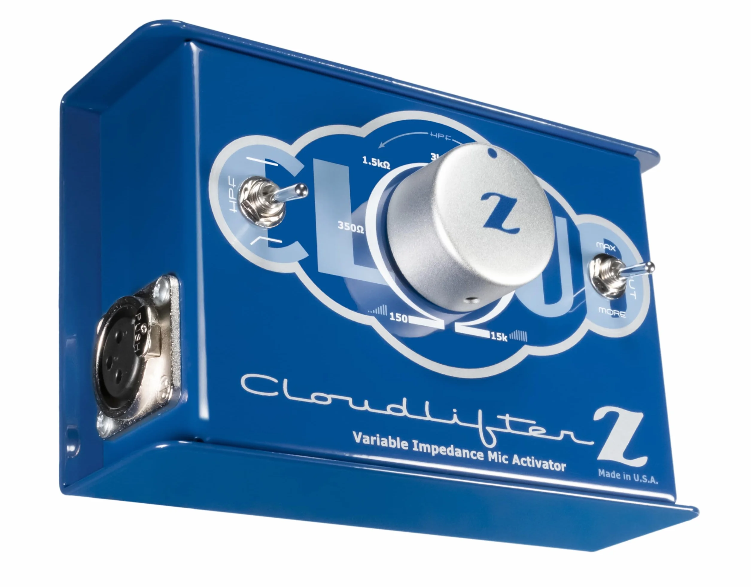 Cloud Microphones - Cloudlifter CL-Z - Activador de Micrófono Vari-Z - Preamplificador de Micrófono Ultra-Limpio con Control de Impedancia Variable - Fabricado en EE. UU.