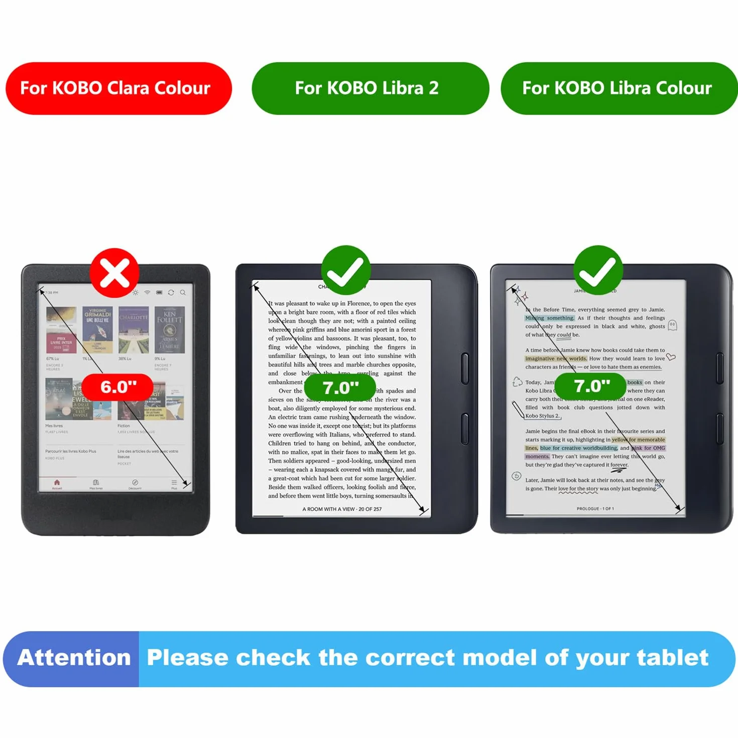 Vidrio templado KOBO Libra 2 protector de pantalla HD transparente