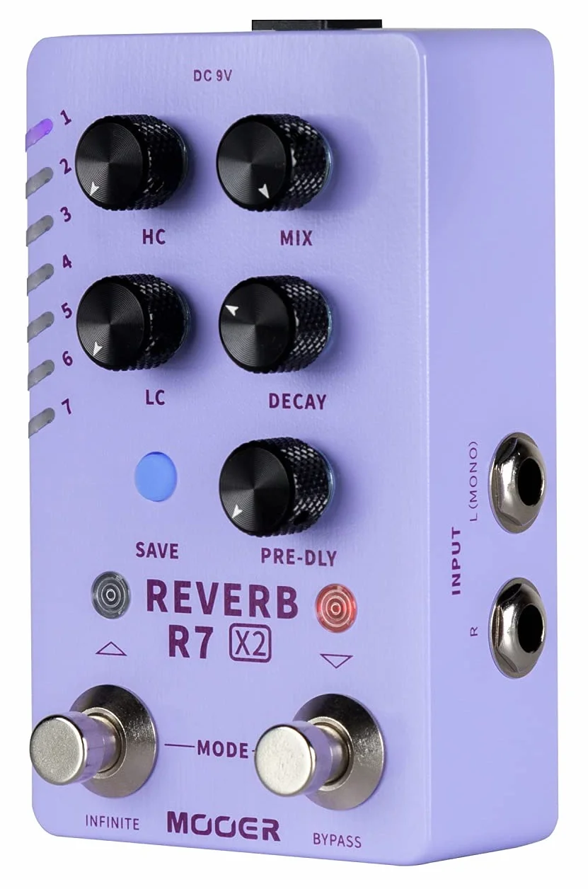 Mooer R7 X2 Reverb - Digital Reverb