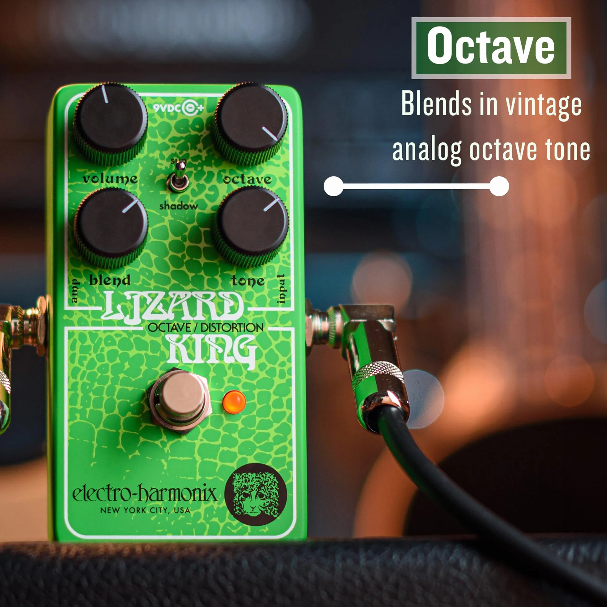 Electro-Harmonix Lizard King Bass Octava Fuzz Pedal