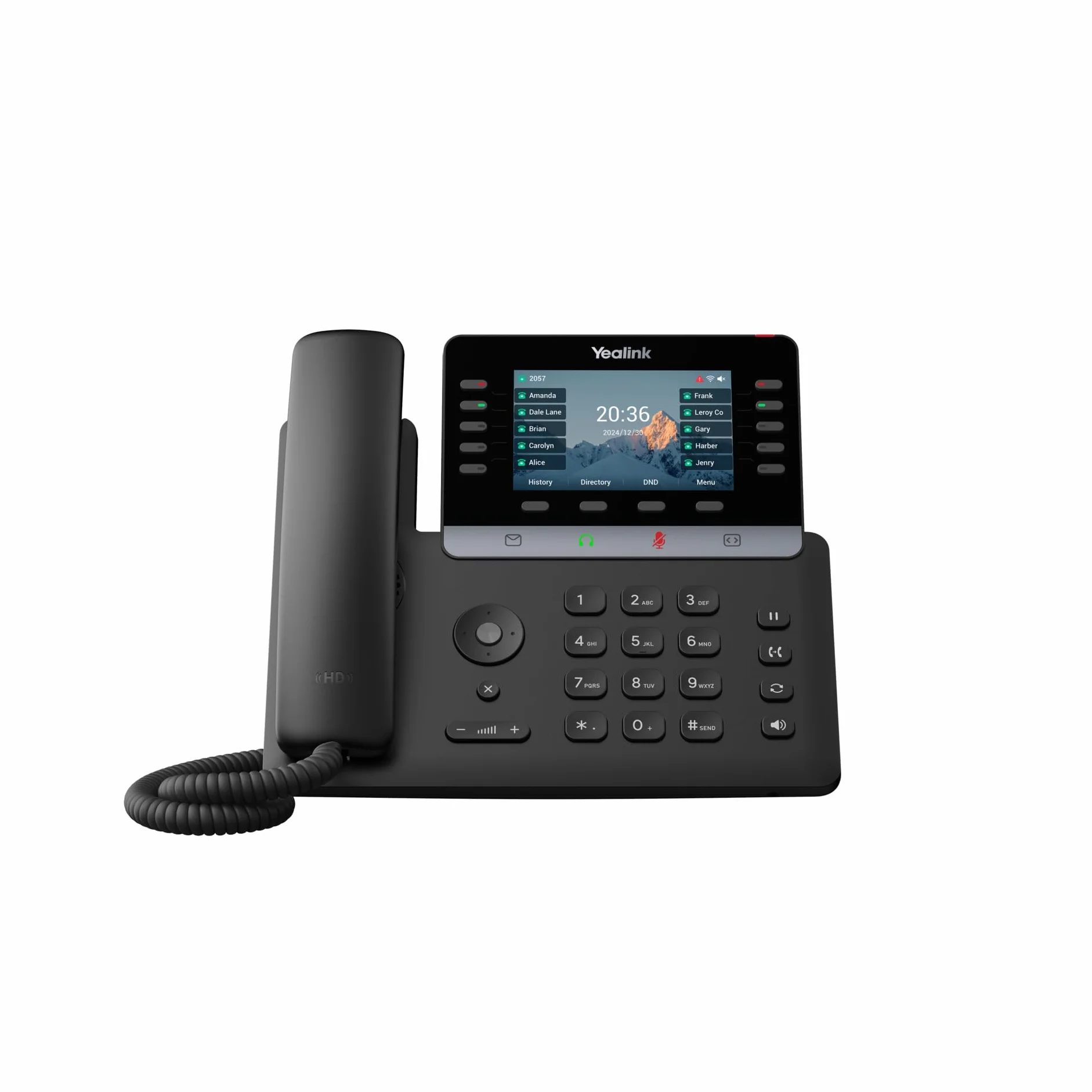 Yealink SIP-T74U Negro VoIP-Telefon