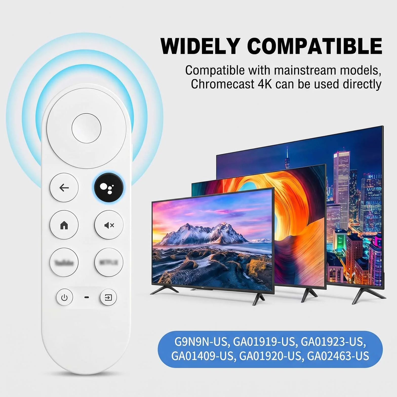 Mando a Distancia para Chromecast Google TV G9N9N GA01409 GA01919 GA01920 GA01923 GA02463 GA02464
