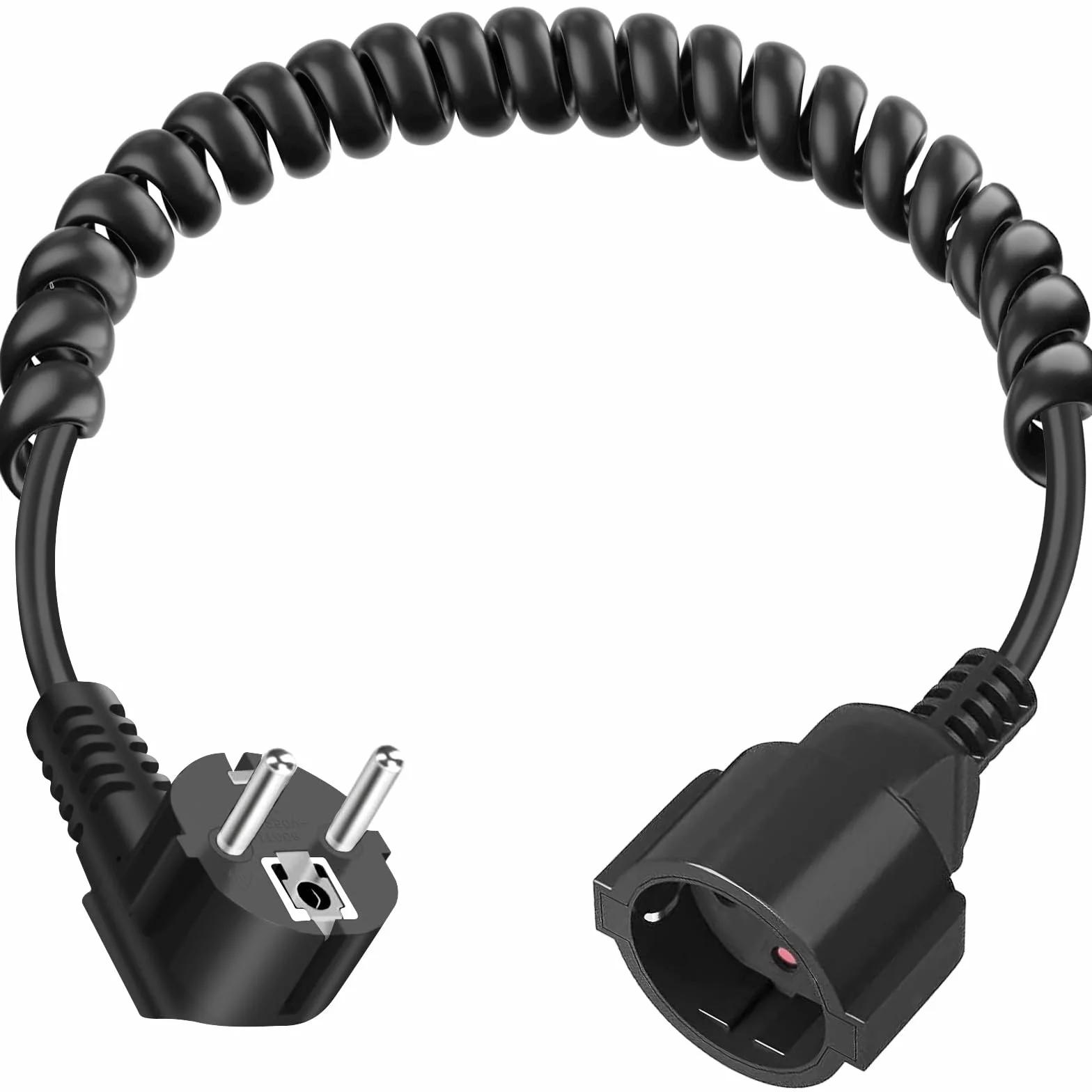 Alargo Cable Alargador 230V/16 A 3 x 1,0 mm² Schuko IP20 Negro