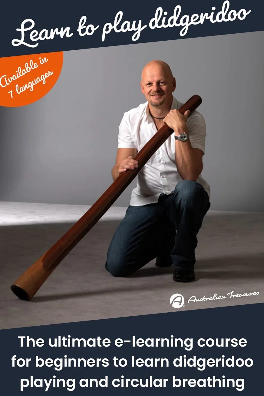 DIDGERIDOO: Mogano PRO 147cm incluyendo bolsa didgeridoo de nylon