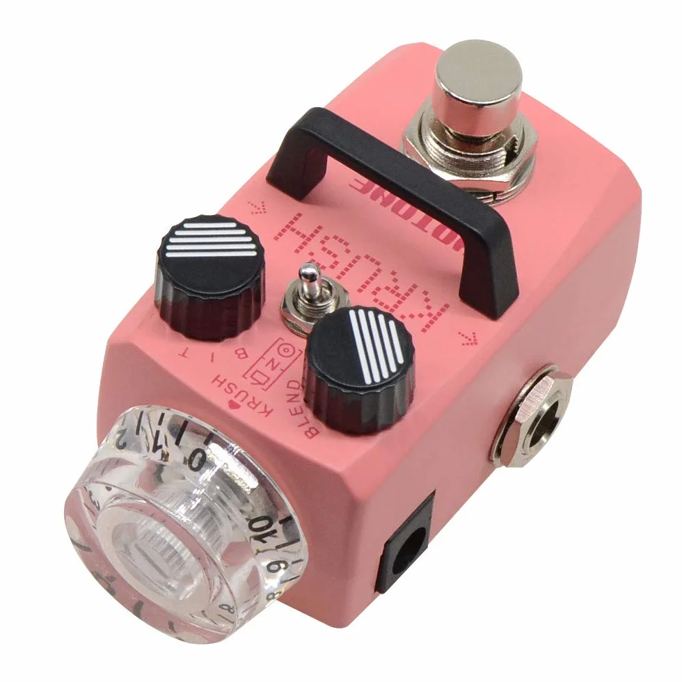Hotone Skyline Krush Bitcrush Digital Bitcrusher Frecuencia de muestreo Reductor de muestra Guitarra Bajo Sintetizador Sintetizador Pedal de efectos LoFi