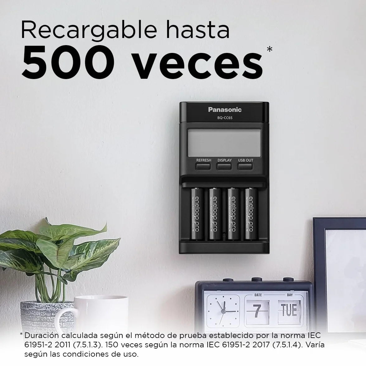 Eneloop Pro AA Mignon Ni-MH Recargables Pack de 4