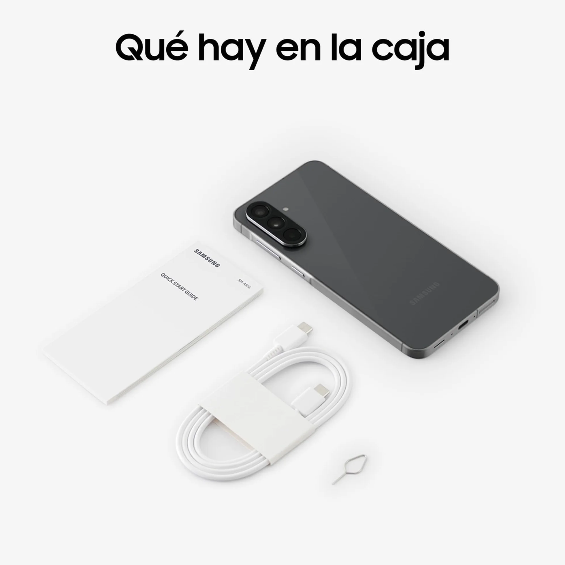 Samsung Galaxy A56 5G 256GB, Teléfono Móvil, 8GB RAM, 50MP Cámara, Negro, Garantía del Fabricante 3 Años + 1 Año Extra