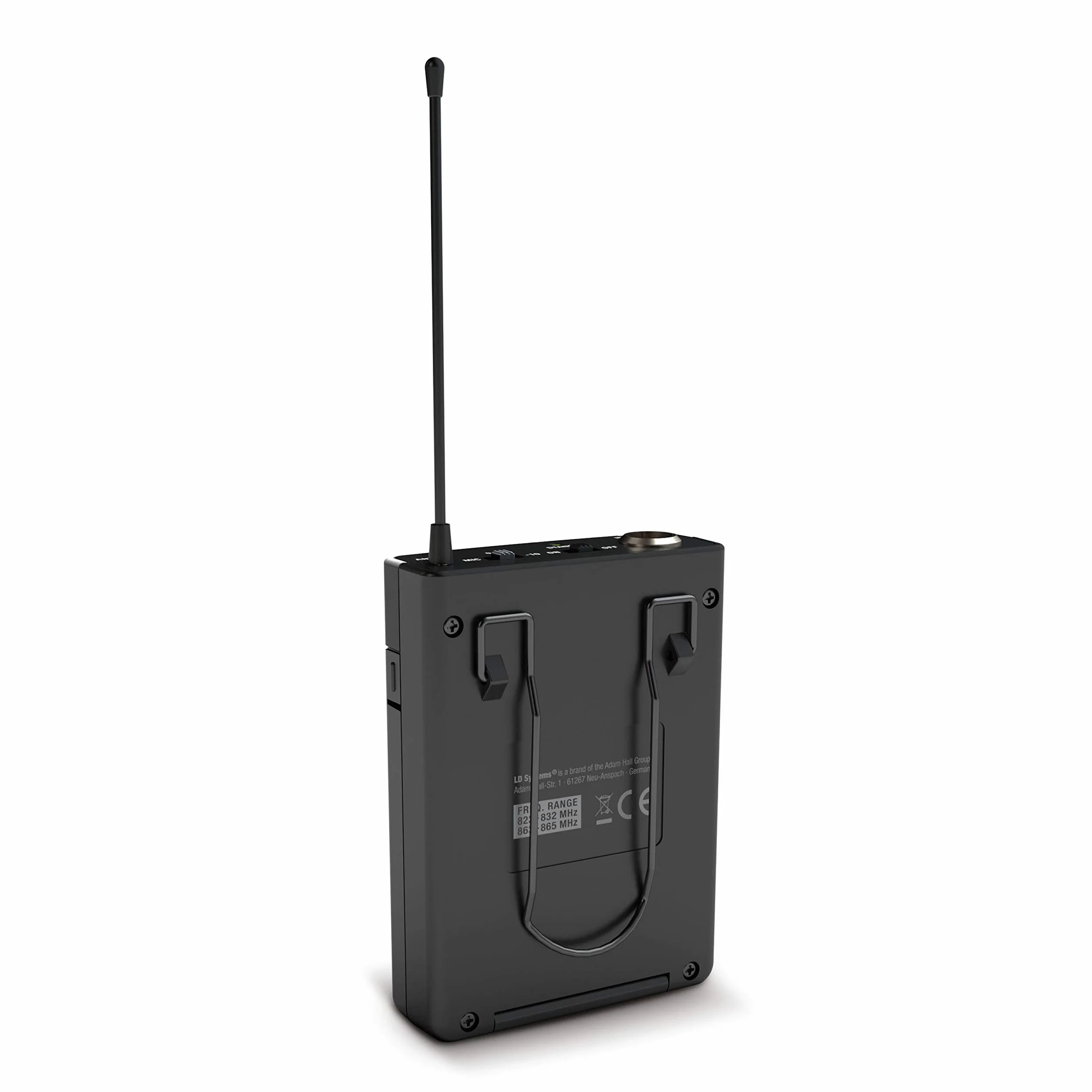 LD Systems U308 BPH - Sistema inalámbrico con petaca y micrófono de diadema - 863 - 865 MHz + 823 - 832 MHz