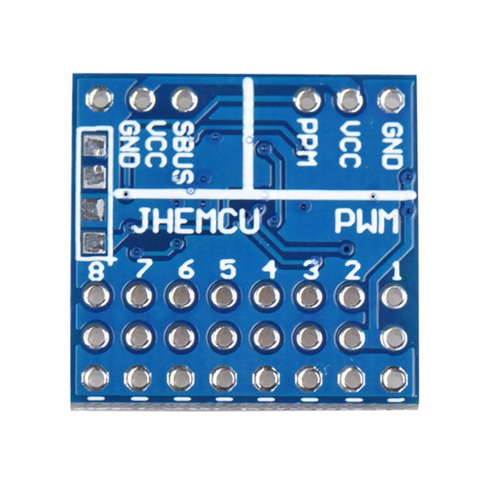 SBUS PPM PWM - Módulo de conversión mini adaptador receptor para descodificación serie SBUS/PPM para convertidores de drones