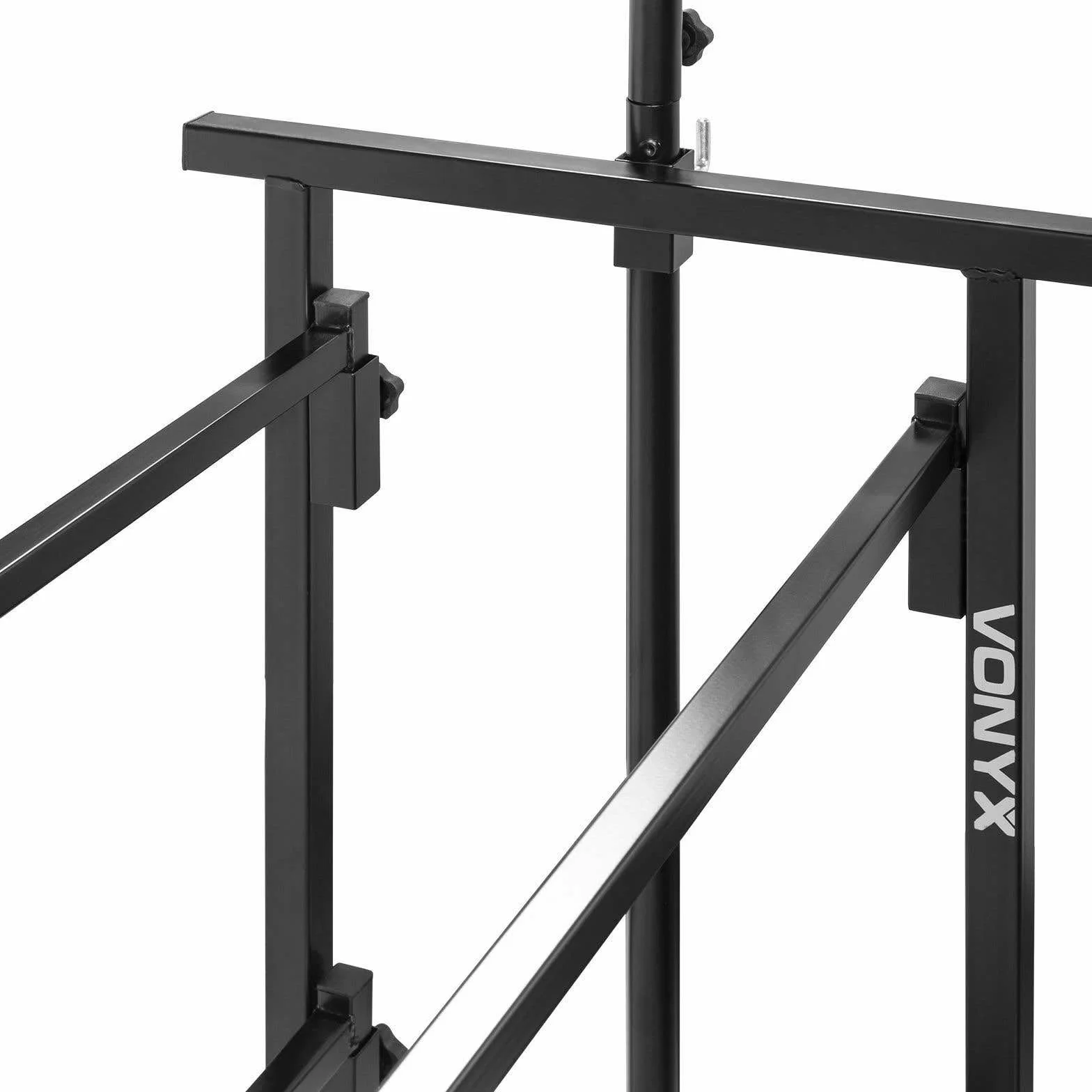vonyx Pro Disco Soporte Traverse Luz Soporte Luz de trípode (All in One, para, altura regulable hasta 11 suspensiones 201 – 240 cm, pies de goma antideslizantes, stahlkronstruktion) Negro