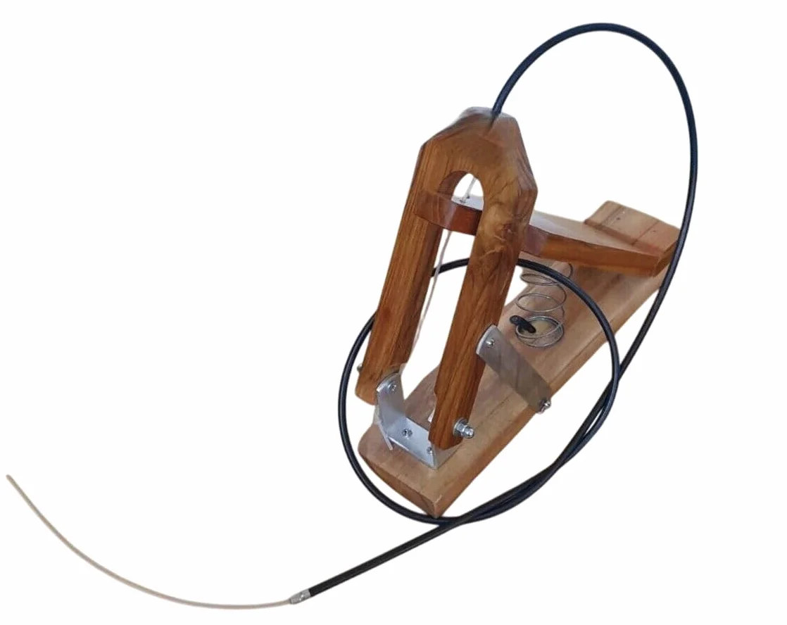 Caja de Shruti grande de 40,6 cm, madera de teca maciza, larga sostenida, Surpeti Shruti con bolsa de transporte sintonizada a 432 Hz con pedal de pie