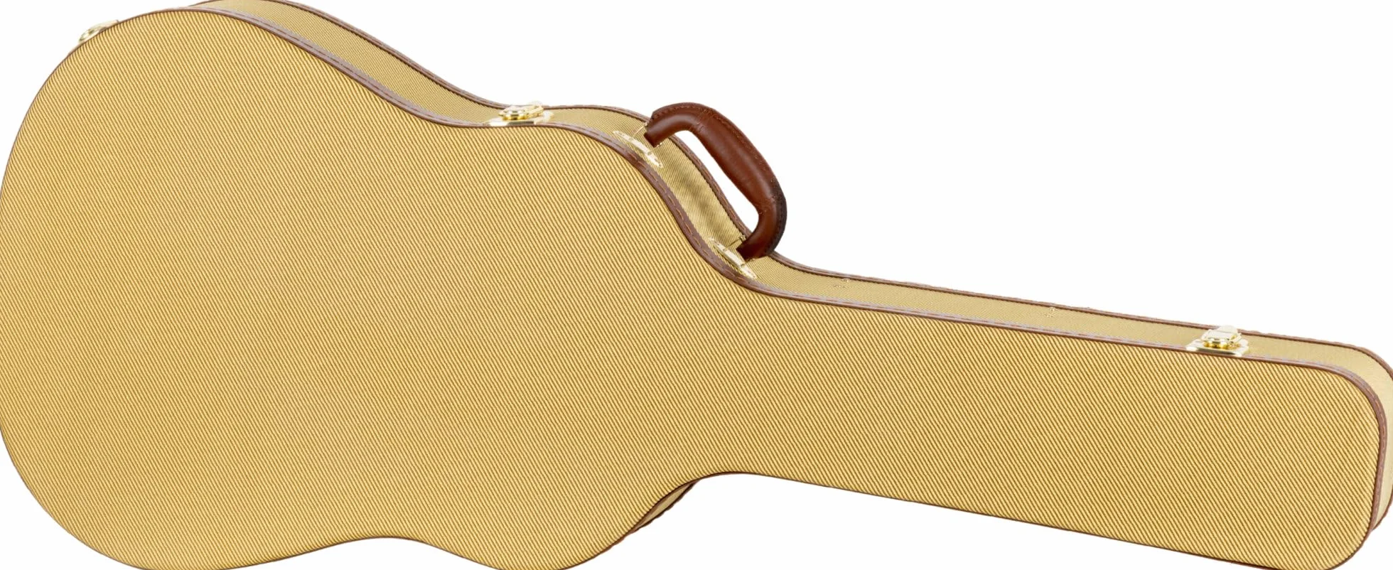 Shaman Estuche Rígido para Guitarra Western Tweed - Estuche rígido Resistente para Guitarras dreadnought con un Elegante diseño Retro