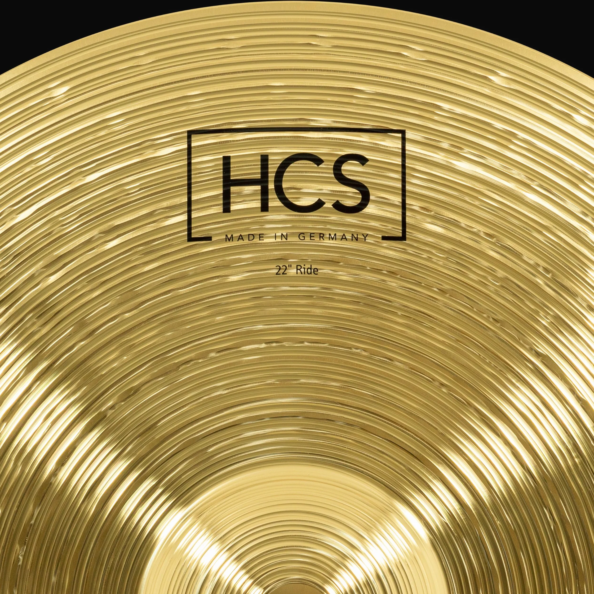 Meinl Cymbals HCS Plato Ride de 22 pulgadas (55,88cm) Platillos de Batería – Latón, Acabado Tradicional (HCS22R)