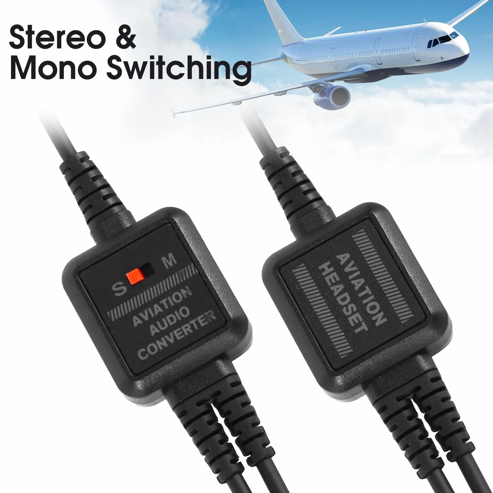 GA Auriculares de Aviación con Reducción de Ruido