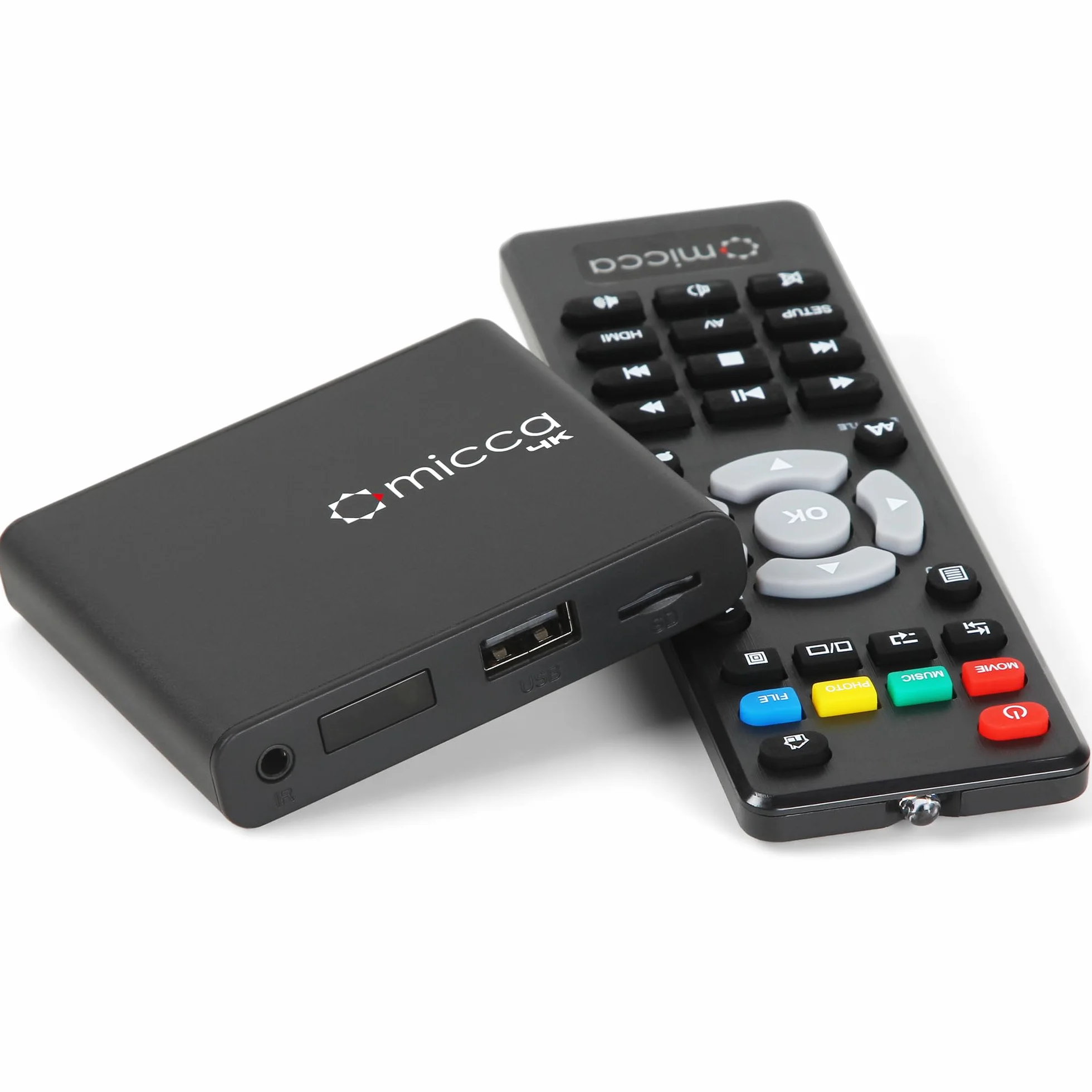 Micca Reproductor Multimedia 4K Ultra-HD USB MicroSD HDMI AV