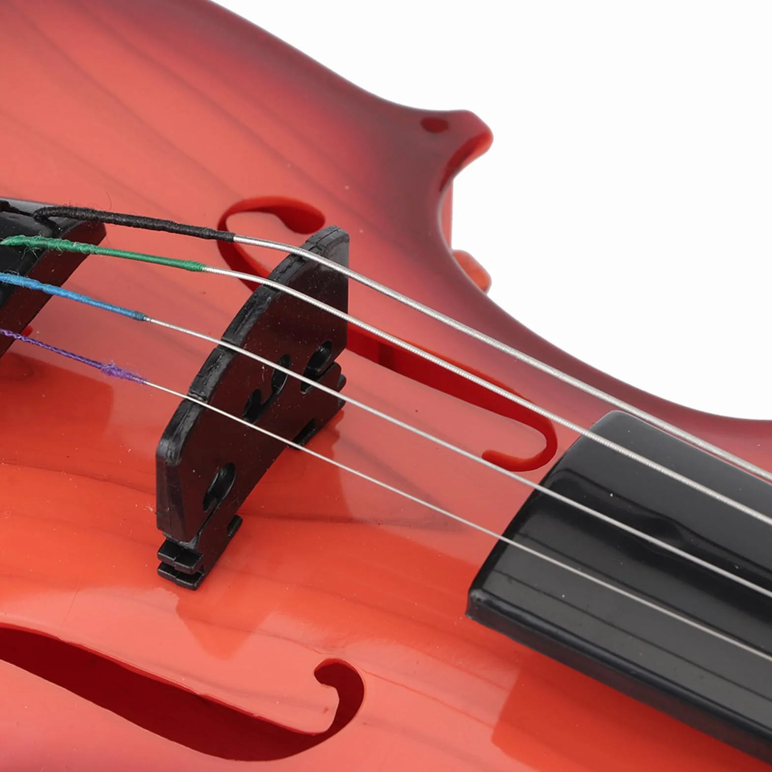 Violín de Práctica Musical de Violín Simulado, Instrumento Musical de Cuerda Ajustable para Principiantes para Principiantes Kit de Violín Instrumento Musical Mano de Obra