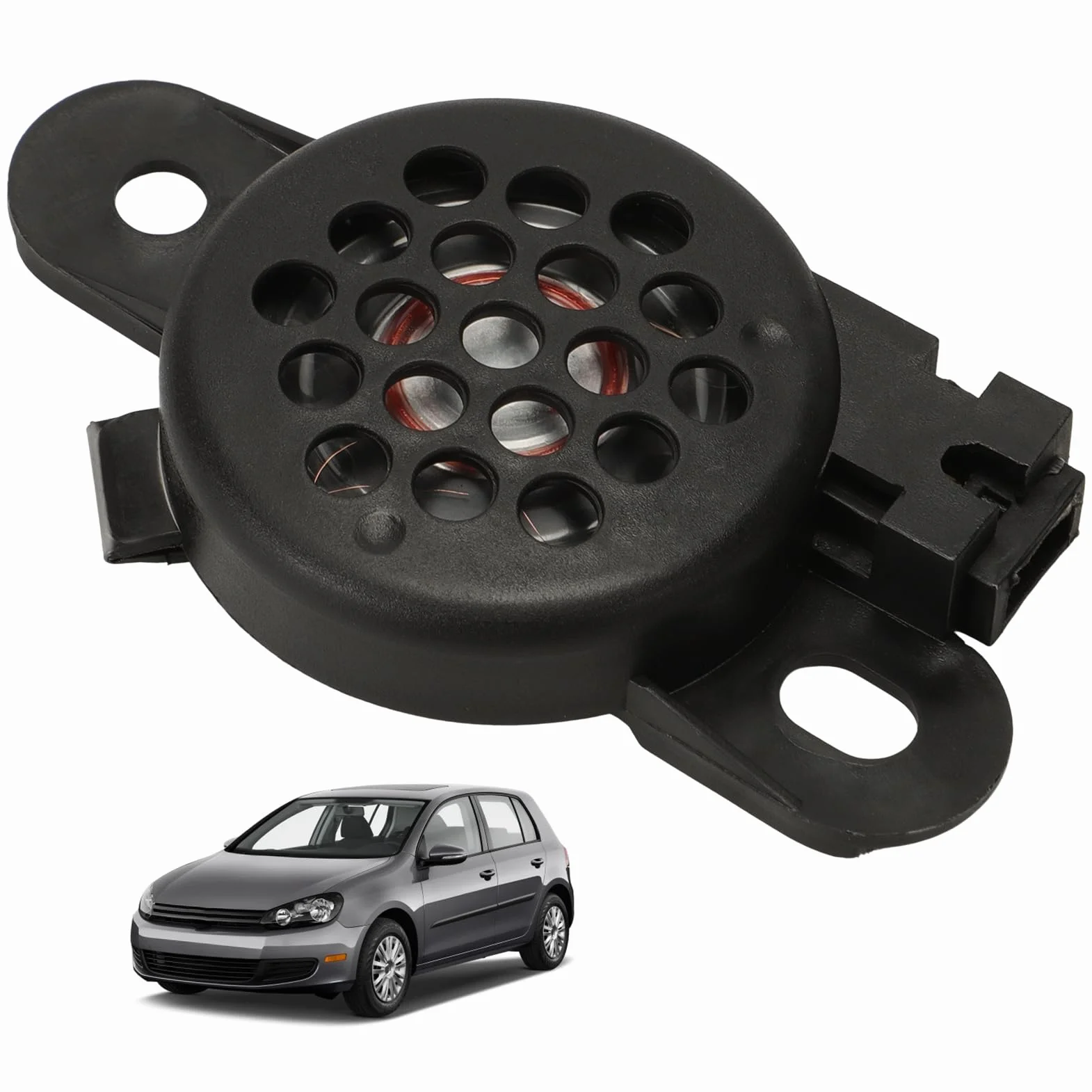 1 Zumbador De Advertencia De Coche Pdc para Estacionamiento Inverso, Compatible con V-W, Skoda Seat 8E0919279 Sensores De Aparcamiento