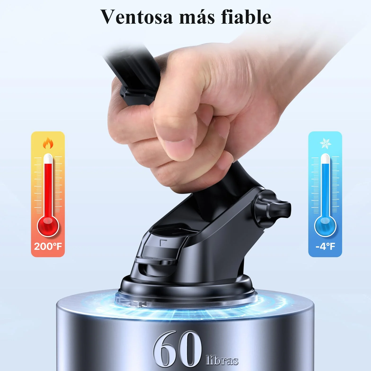 Miracase Soporte Móvil Coche 3 en 1 Universal Suporte Telemovel Carro Salpicadero Parabrisas Ventilación Compatible iPhone 16 15 14 13 12 11 Pro MAX XS XR X Android