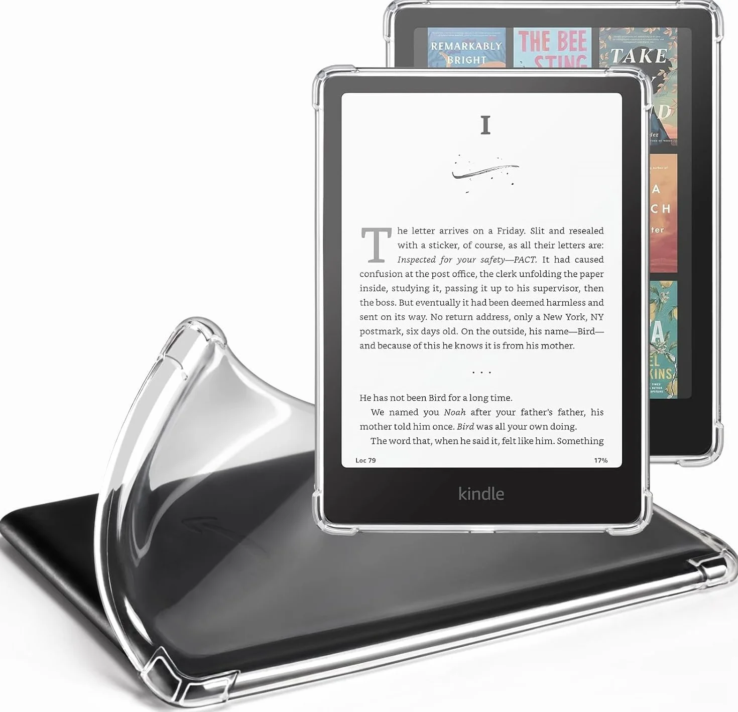 Funda para Kindle Paperwhite 12ª generación 2024 7" y Kindle Colorsoft Signature Edition, TPU transparente