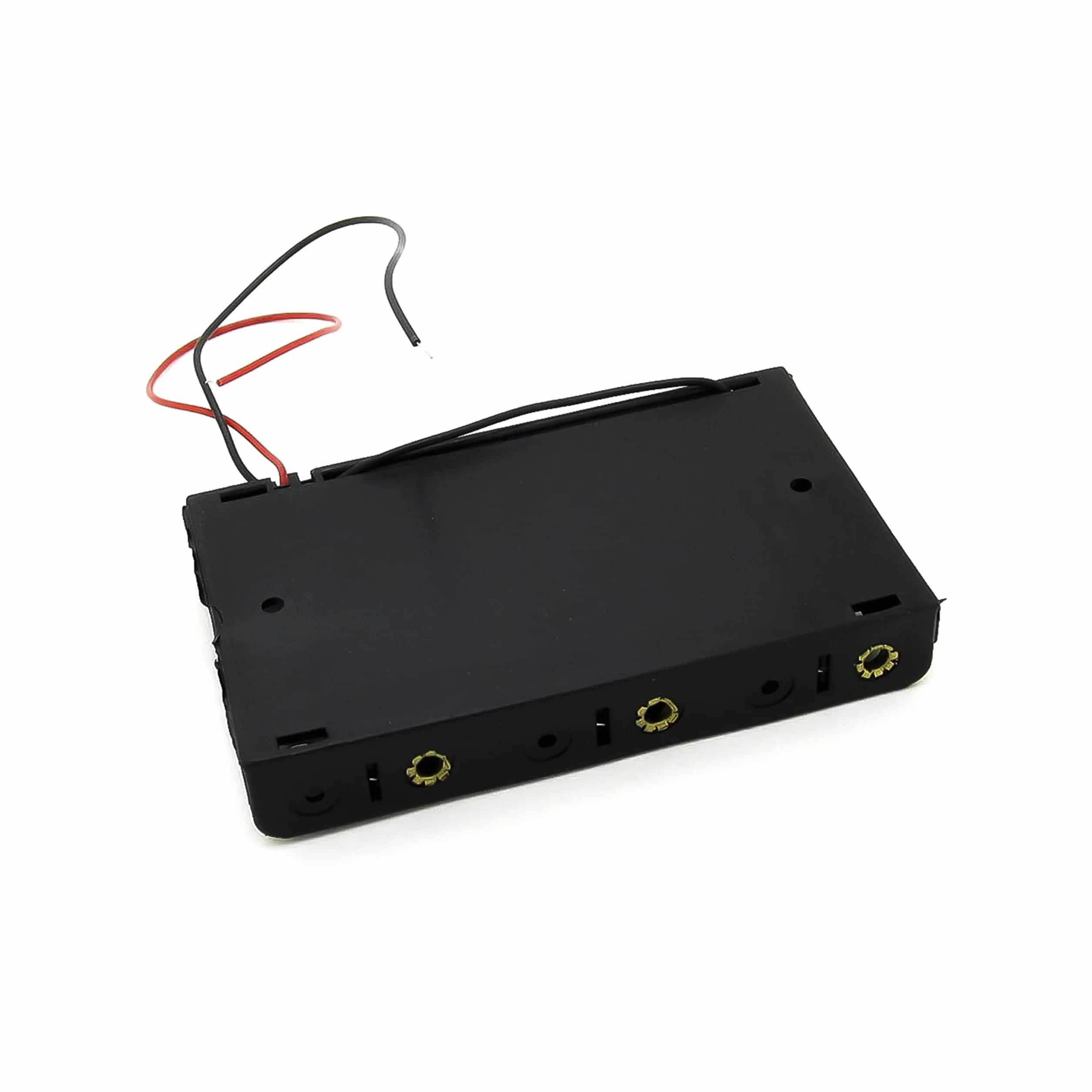 4X Armature - Caja de soporte para 6 pilas AA LR06 con cables negro y rojo acoplador