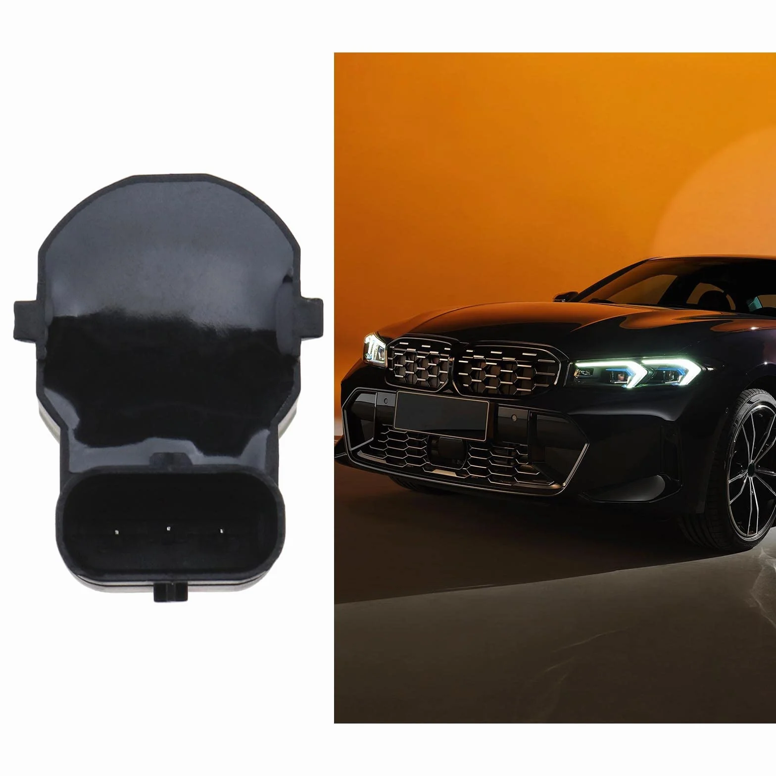 Sensor de estacionamiento PDC 66202180495 66202151635 66209139867 Compatible con BMW E60 E61 E66 E83 E90 X3 X5 1 3 5 6 7 Series PDC Sensor de Asistencia de estacionamiento