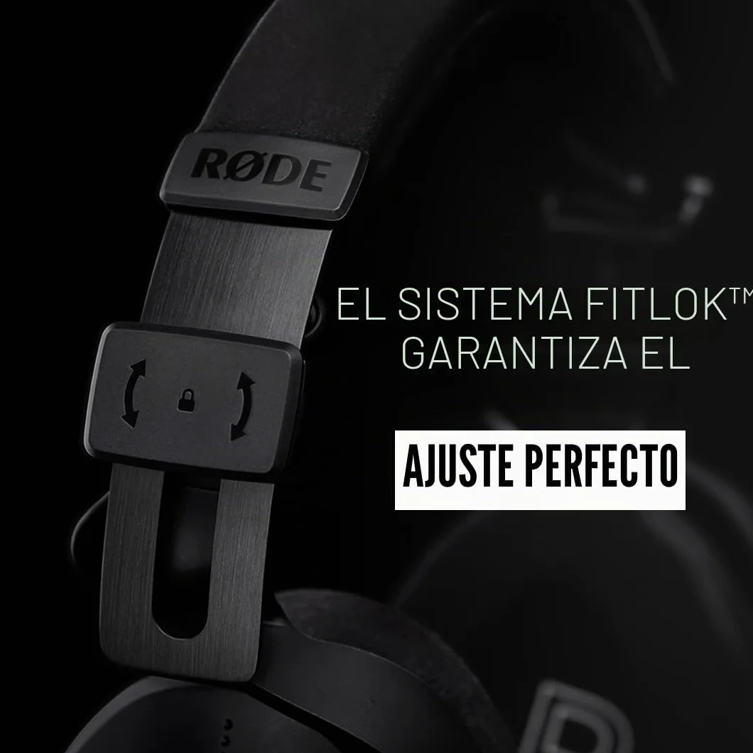 RØDE NTH-100 Auriculares over-ear profesionales RØDE NTH-100 para creación de contenido, producción musical, mezcla y edición de audio, podcasting, grabación en exteriores (negros)