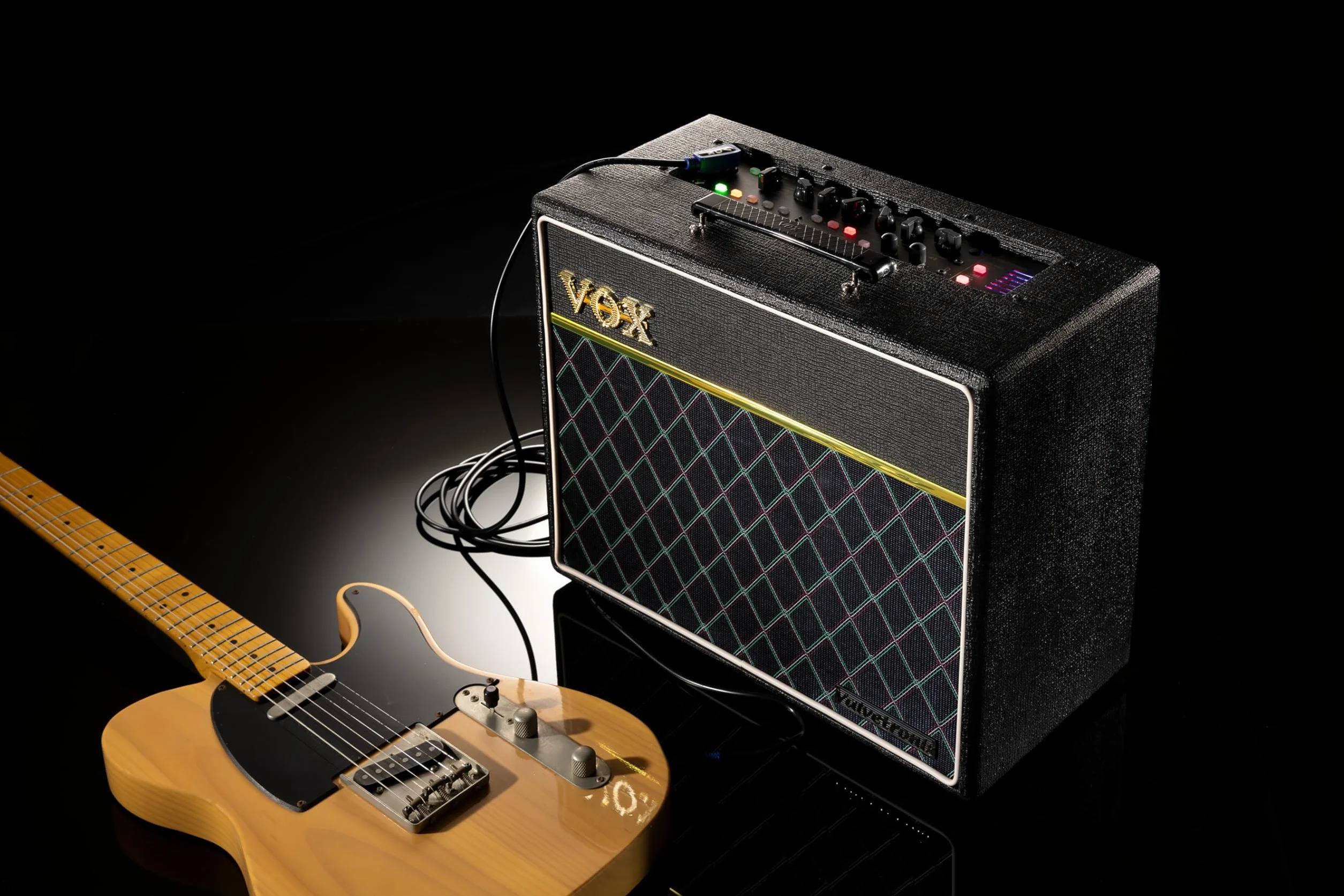 Vox - Valvetronix VT40X-CLBL - Amplificador de guitarra de modelado de 40W - Azul Clásico