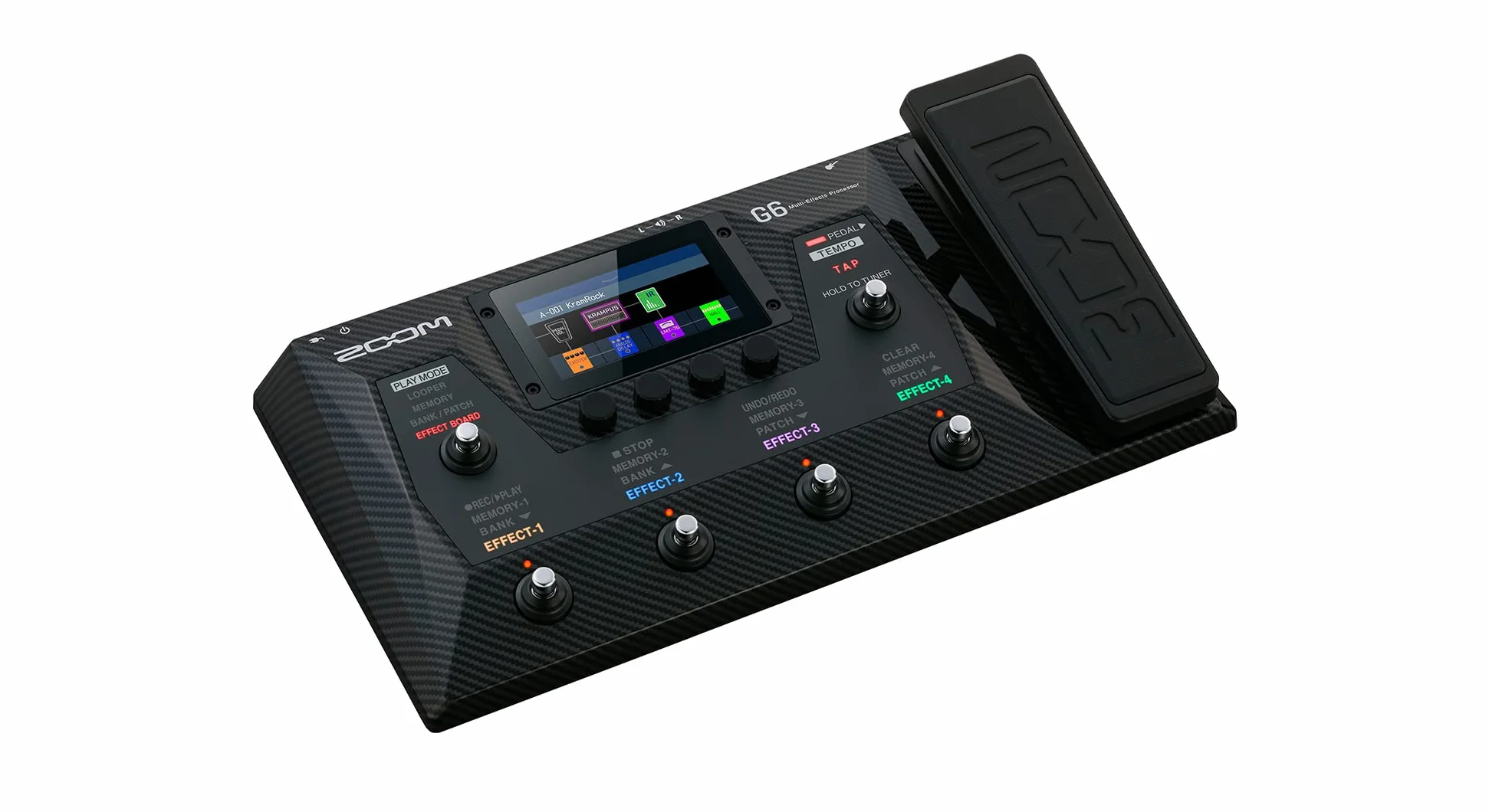Zoom - G6 - Pedalera multiefectos, amp-simulator, interface de audio