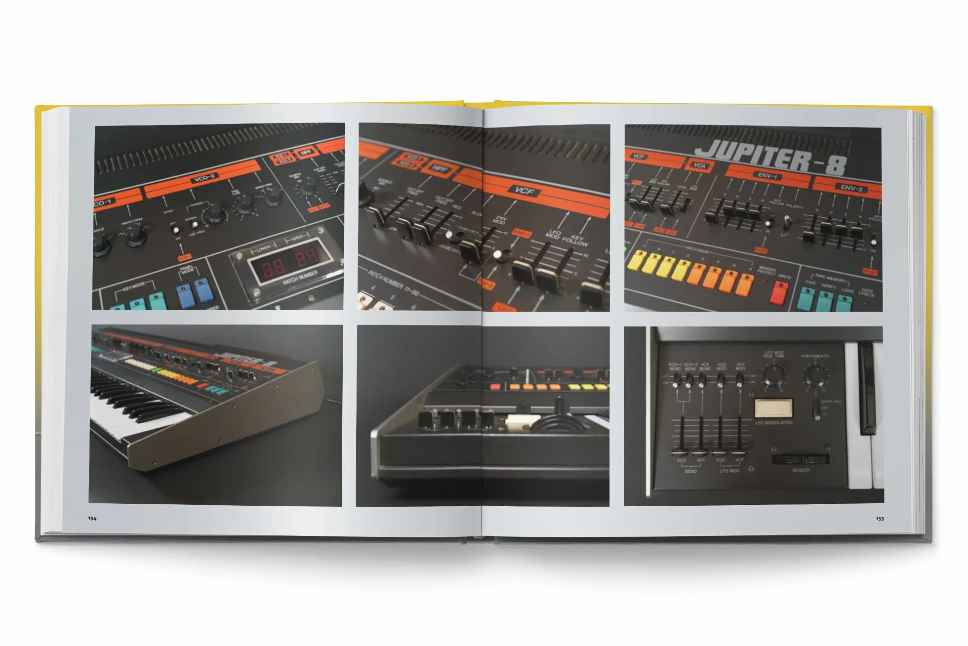 Bjooks Synth Gems 1 Libro con artículos de fondo y una historia cronológica de los instrumentos electrónicos desde 1970 hasta 2000