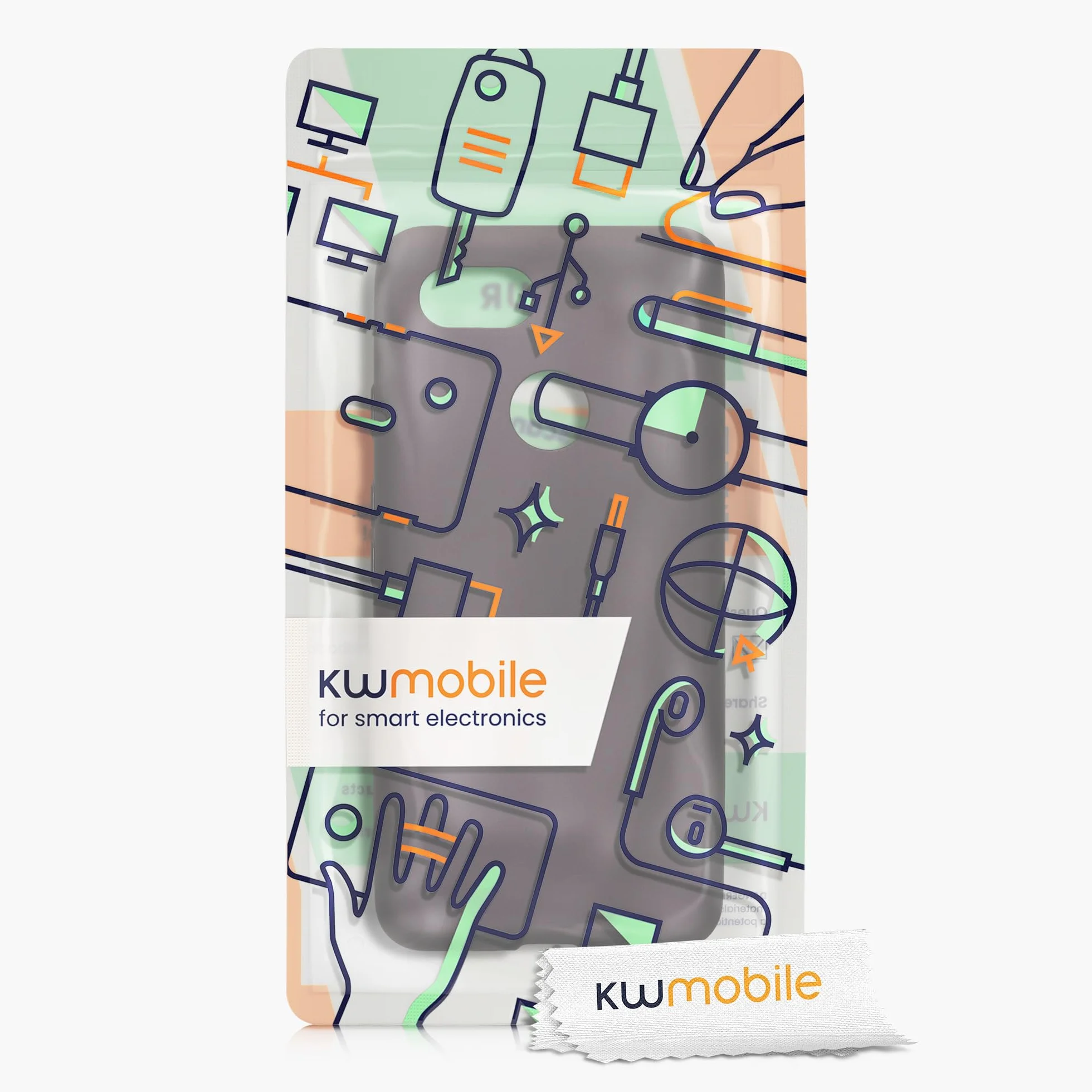 kwmobile Funda Google Pixel 3 Case TPU Silicona Ultrafino Antigolpes Carga inalámbrica Frambuesa metálico