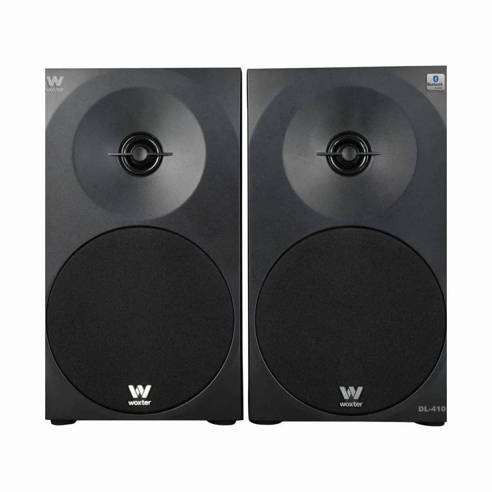 Woxter Dynamic Line 410 BT Altavoces estéreo 2.0 150W Bluetooth Madera 4 Pulgadas Tweeter Negro