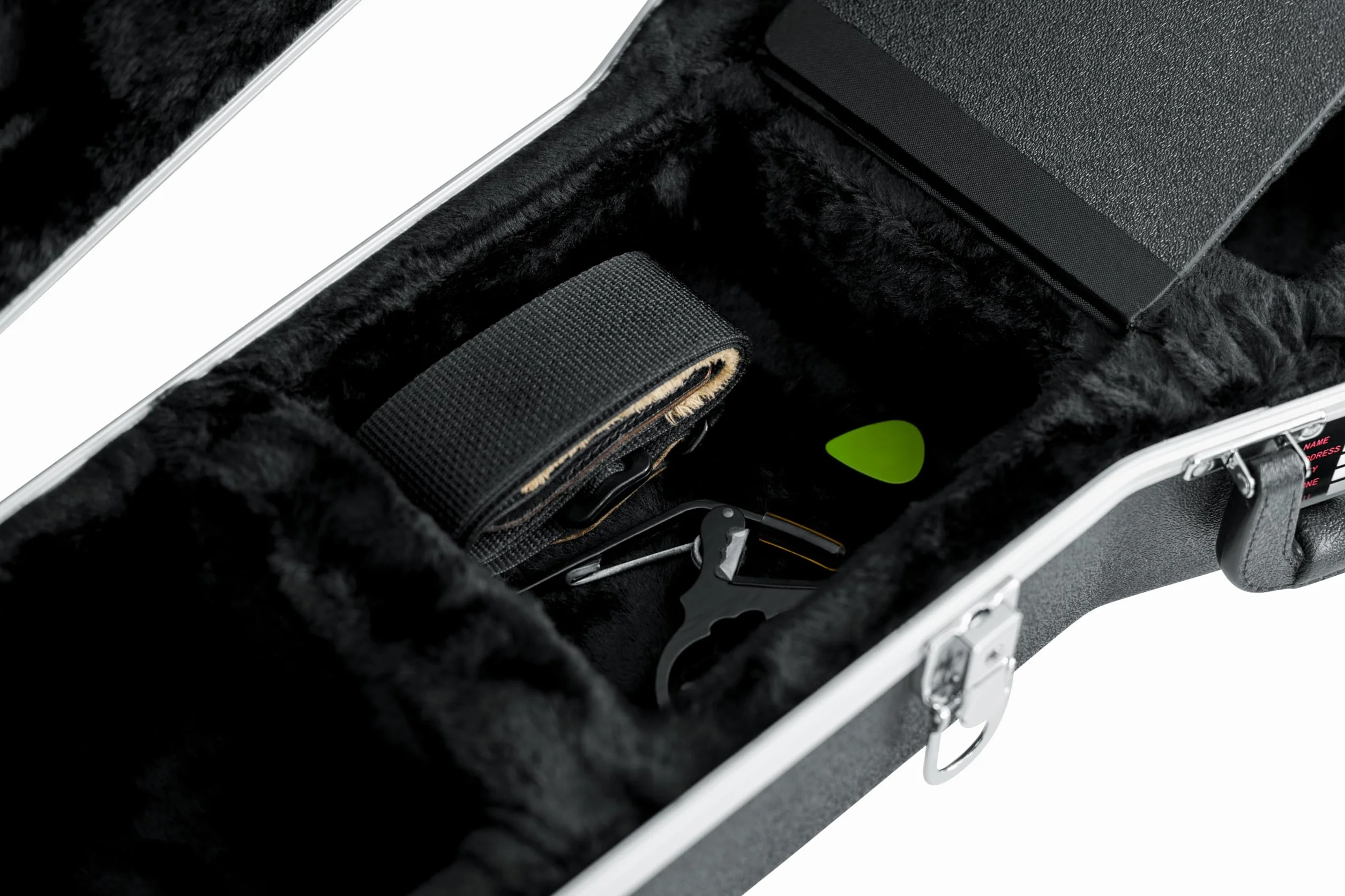 Gator Cases Estuche Deluxe ABS Moldeado para Guitarras Acústicas de 12 Cuerdas; Se Adapta a Guitarras Acústicas de 12 Cuerdas Estilo Dreadnought (GC-DREAD-12)
