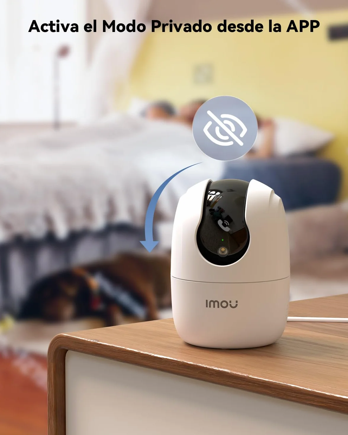 Imou Ranger 2C Pro (2Pack) - 2.4/5GHz Cámara WiFi Interior, 2K(3MP) Cámara Vigilancia para Visión Nocturna en Color, Admite Tarjeta SD hasta 512 GB, AI Detección y Seguimiento, Botón para Llamar