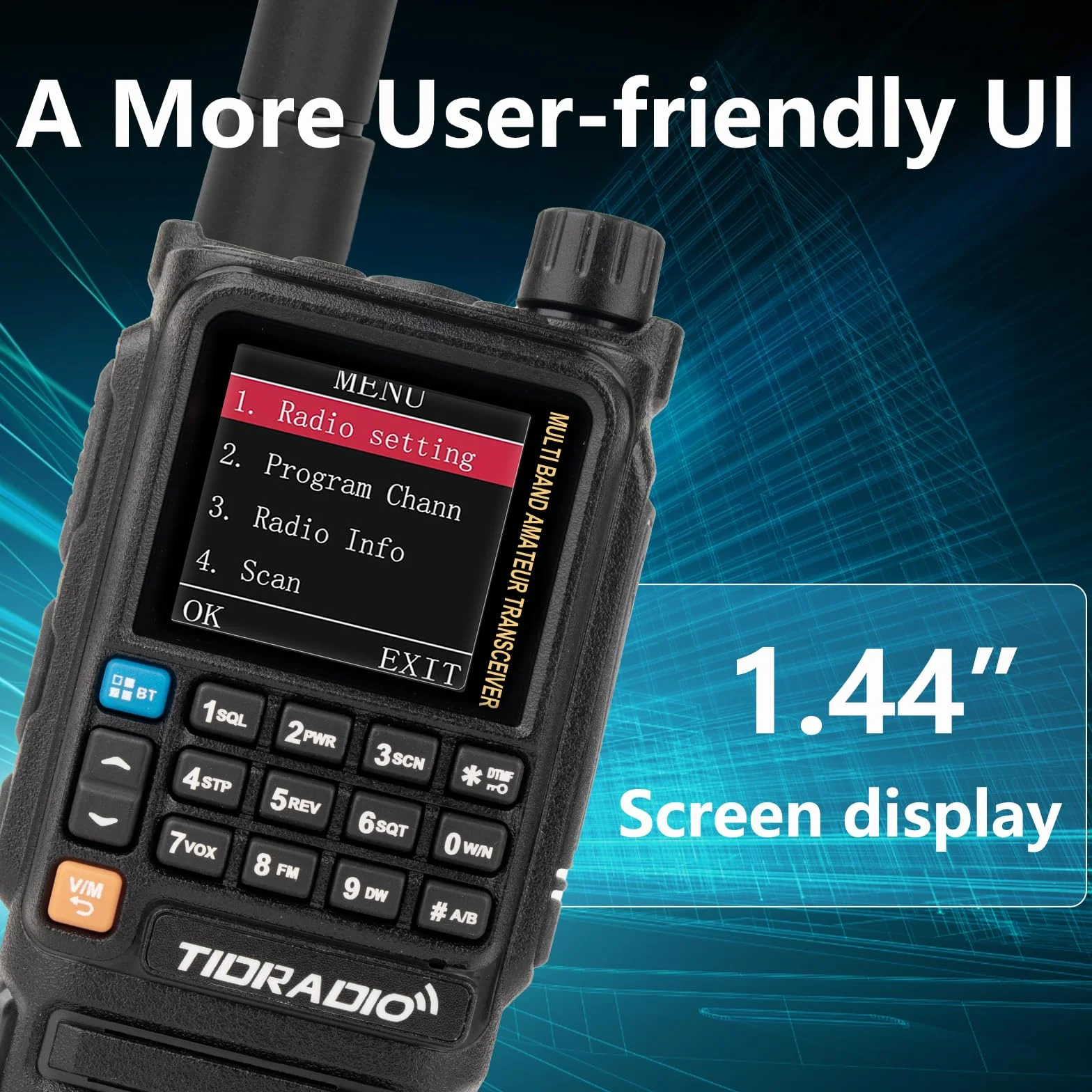 TIDRADIO TD-H3 Plus walkie Talkie Largo Alcance-1 Paquete