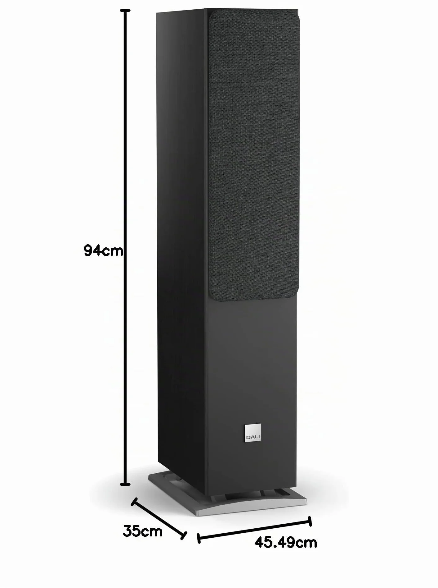 Dali Oberon 5 Negro Altavoces Columnas Par