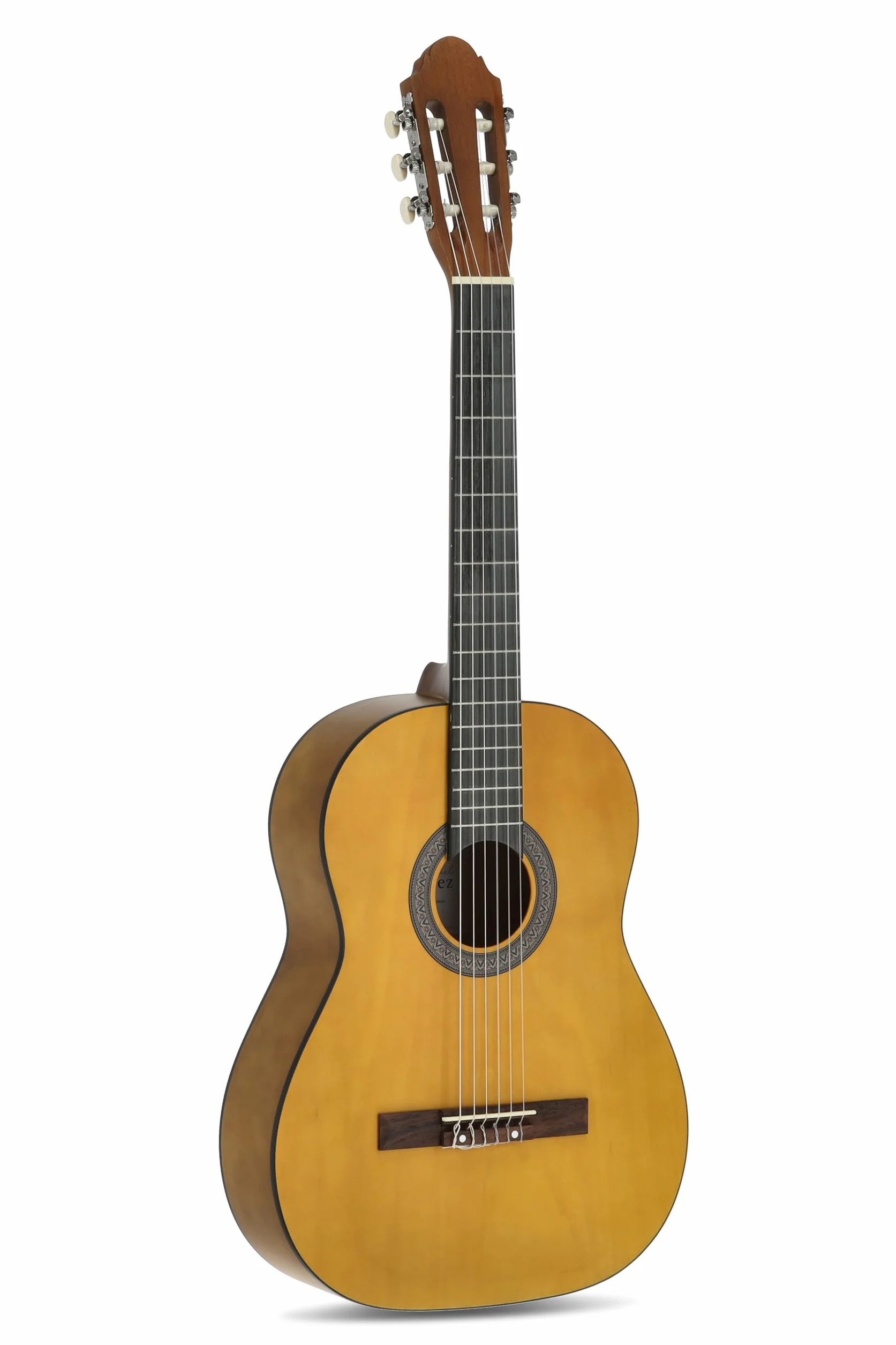 guitarra de concierto, guitarra clásica, 4/4 honey - natural, incl. funda