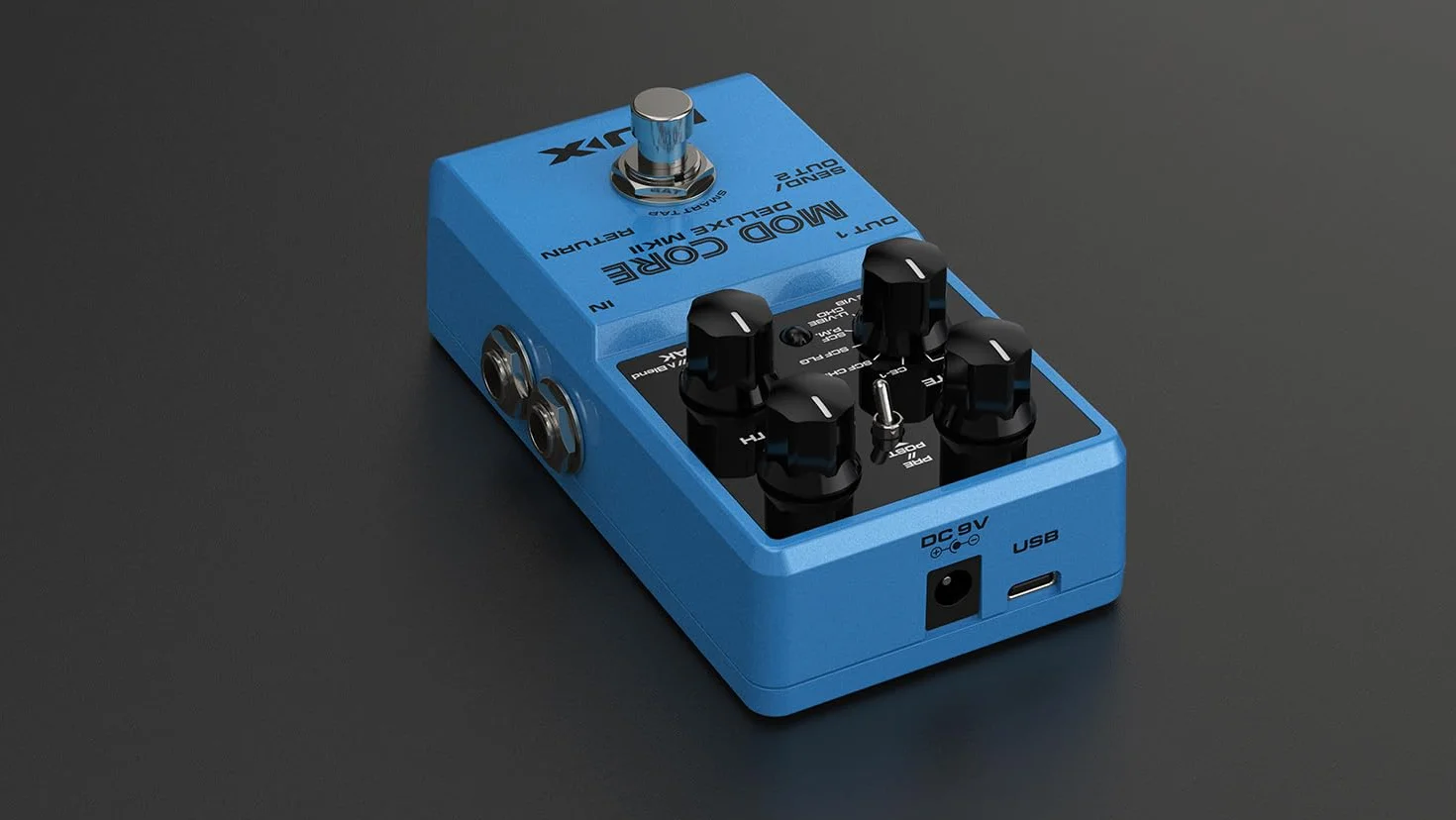 NU-X | Pedal Mod Core Deluxe mkII con nuevos modelos de efectos, opciones de señal y enrutamiento
