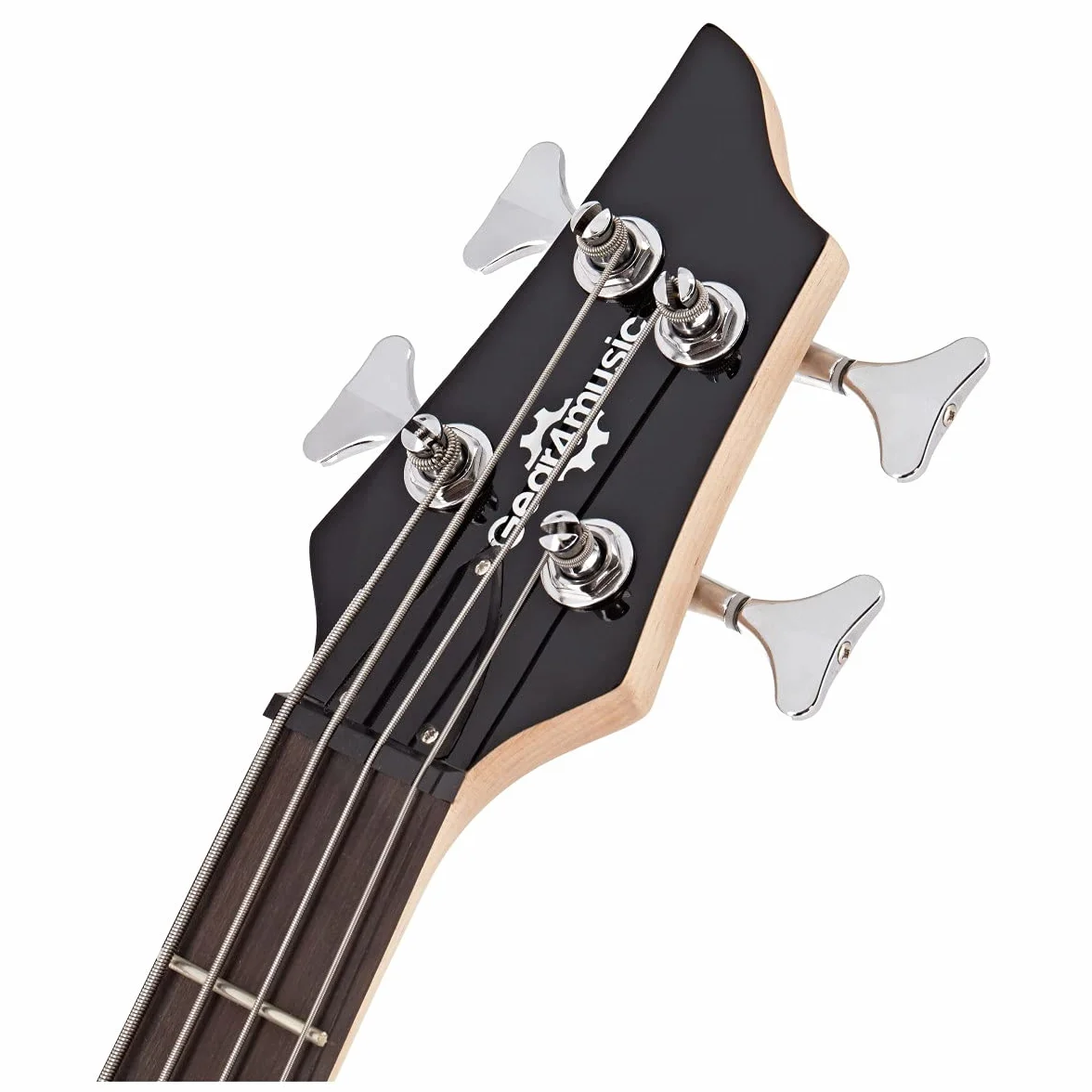 Bajo Eléctrico Con Amplificador De 15 W Chicago de Gear4music 4 Cuerdas Negro