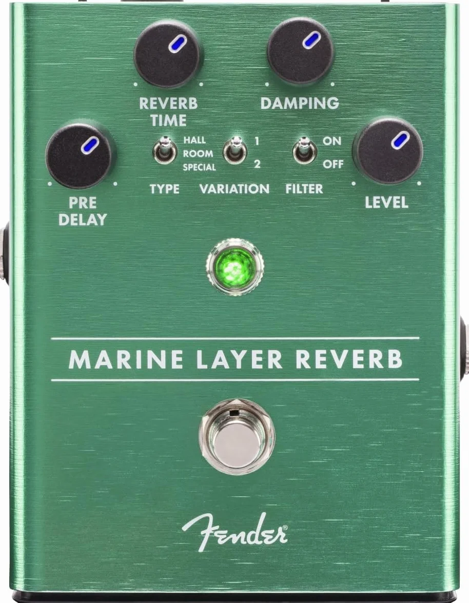 Fender® »MARINE LAYER REVERB« Pedal de efecto para guitarra eléctrica