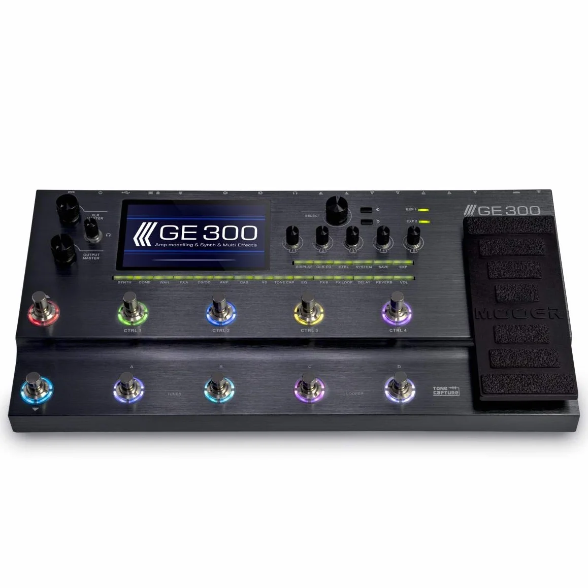 Mooer GE300 Amp - Procesador de guitarra multiefecto