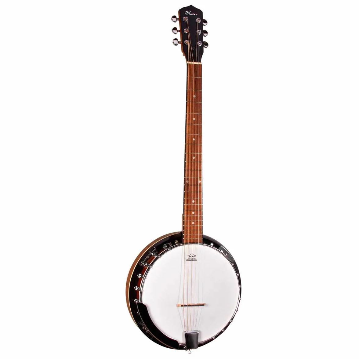 Beaton Baltimore 06 Banjo - Banjo de 6 cuerdas con cabeza Remo