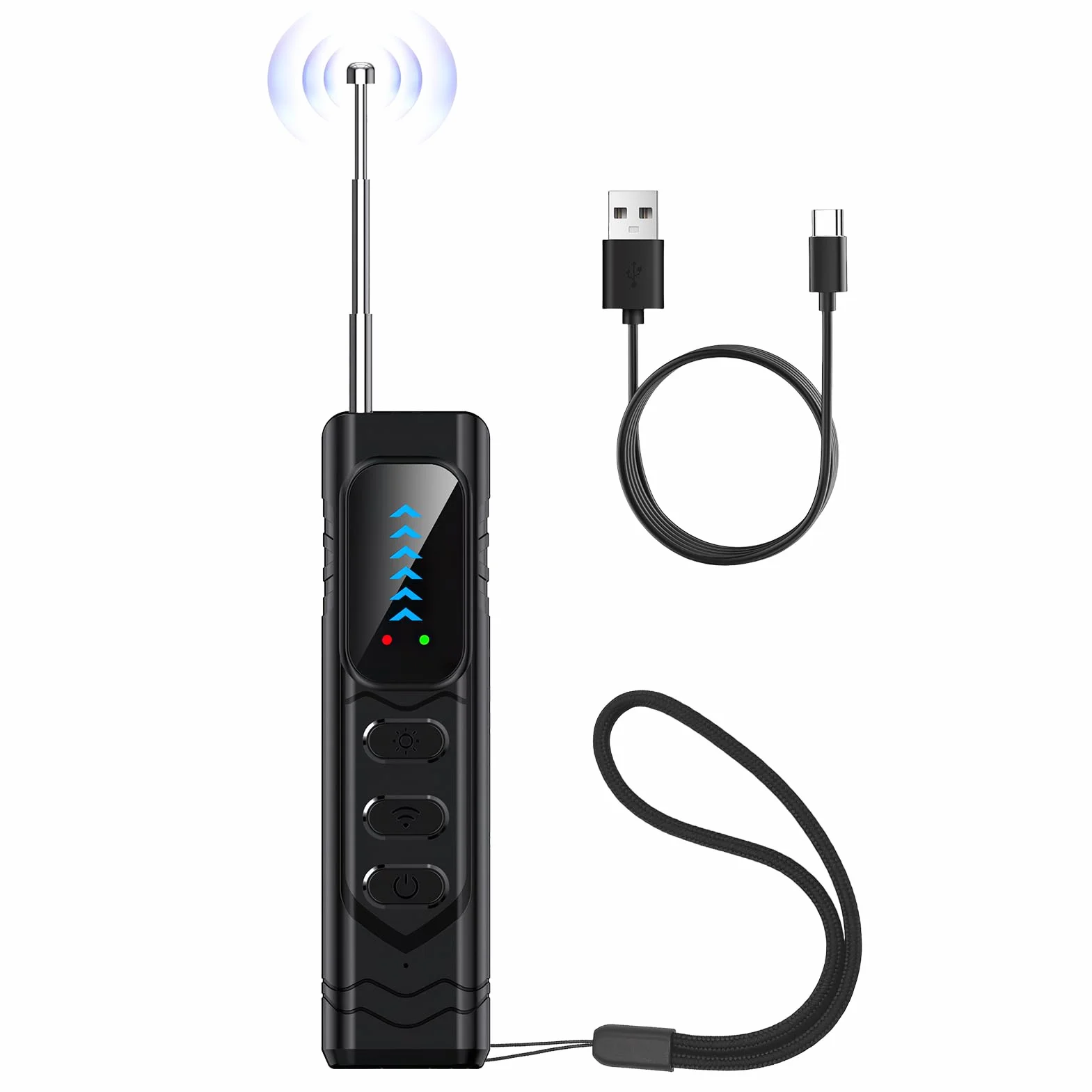 Detector de Cámaras y Micrófonos Ocultos – Detector de Señales RF con GPS Antiespía para Hogar