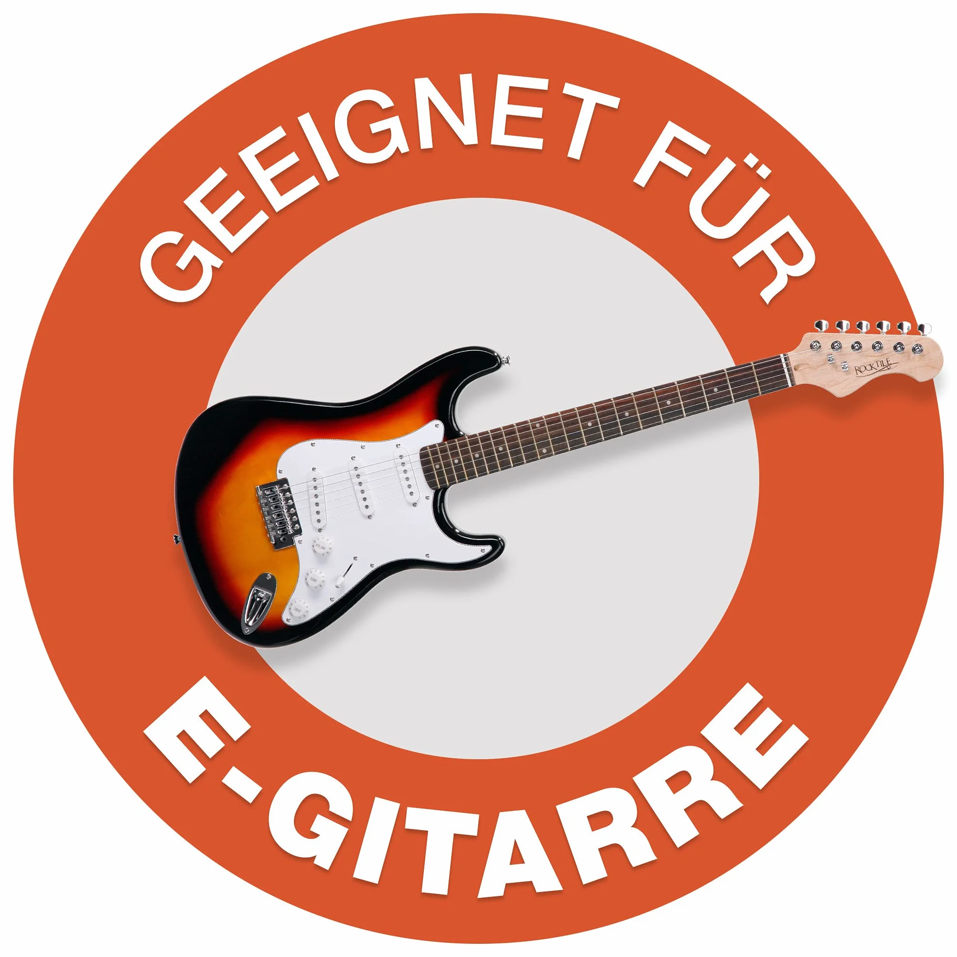 ROCKTILE Funda Premium para Guitarra Eléctrica - Gigbag con Acolchado Térmico Extra Grueso - Estuche para Guitarra Eléctrica con 3 Bolsillos Exteriores Grandes para Partituras Y Accesorios