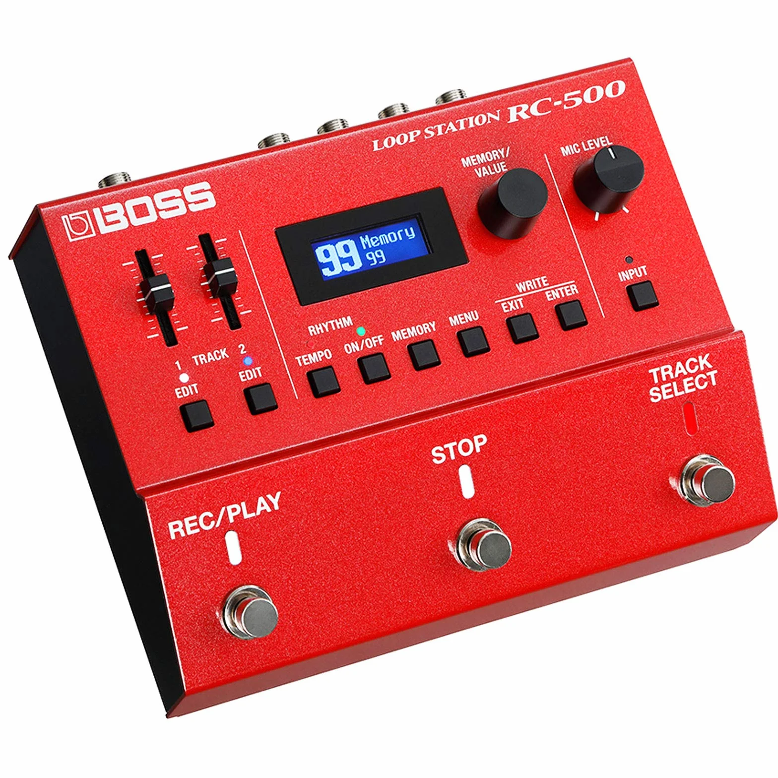 Boss RC-500 Loop Station Looper Pedal + cable de guitarra keepdrum 3 m