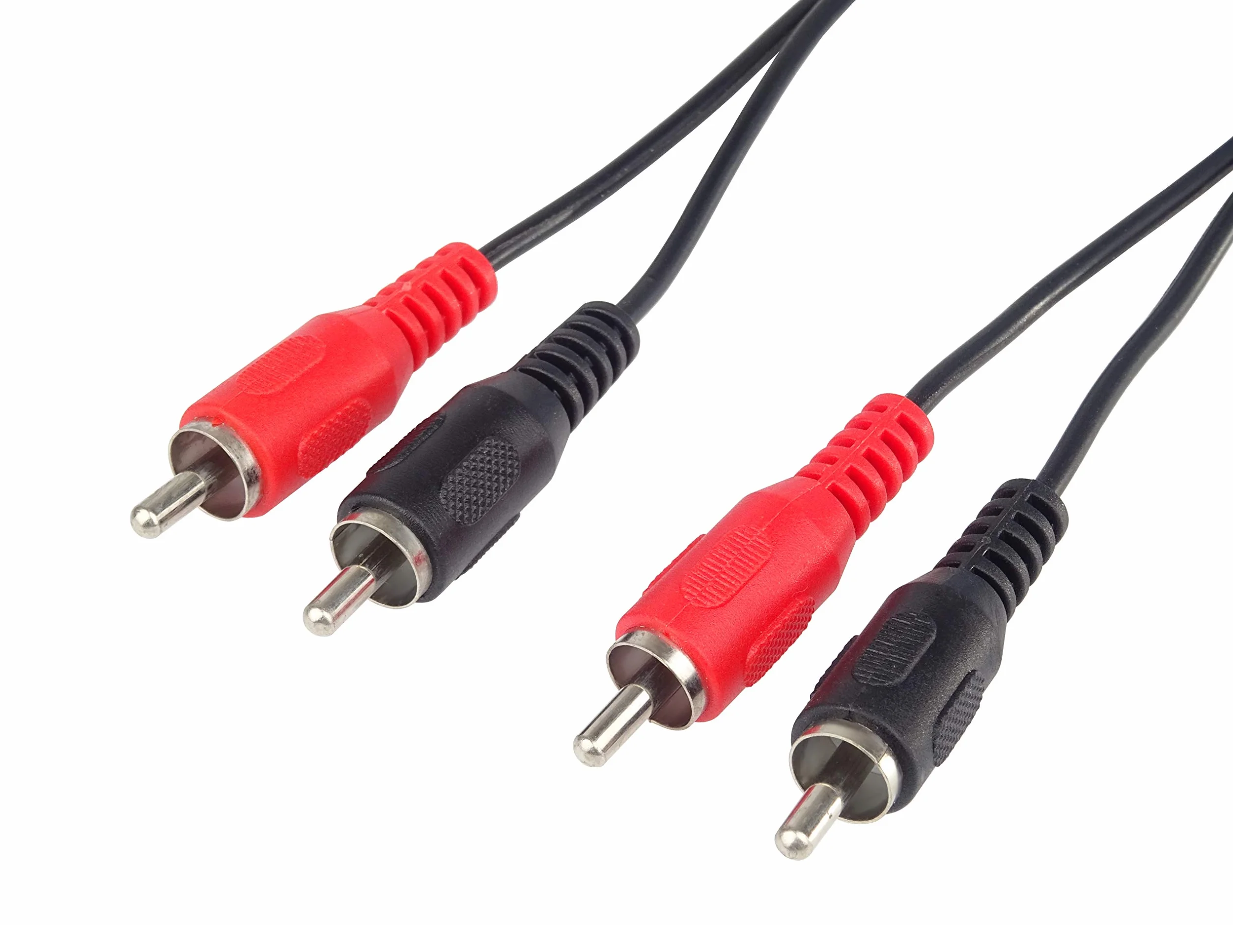 Cable RCA 2m PremiumCord, 2x RCA a 2x RCA, Audio Video Estéreo Negro