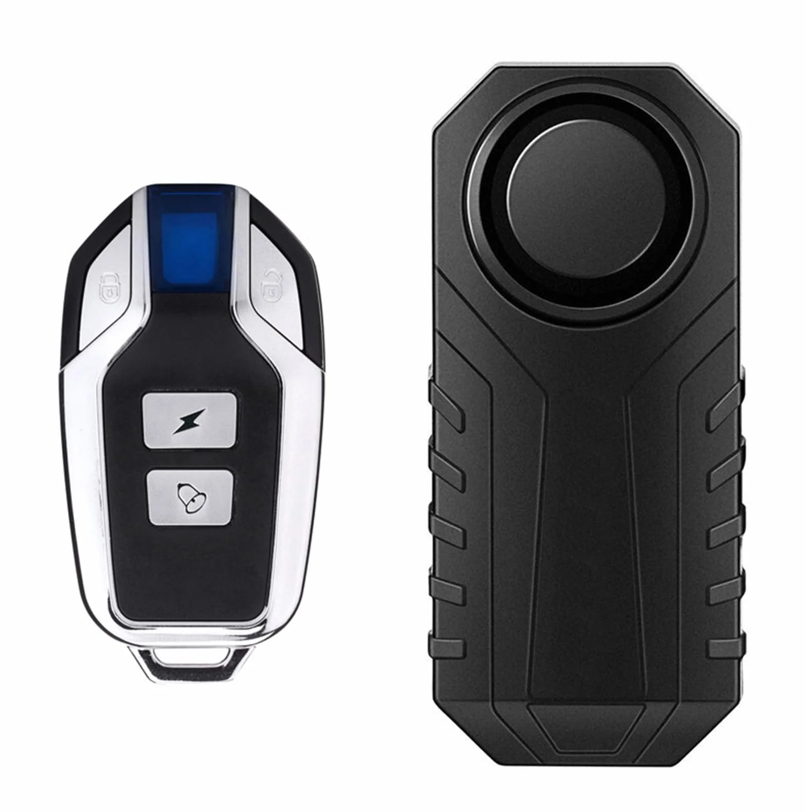 Alarma de Bicicleta Actualizada Sensor de Movimiento de Vibración Inalámbrico a Prueba de Agua Antirrobo 113dB con Control Remoto para Bicicletas Motocicletas Coche Scooter Vehículos