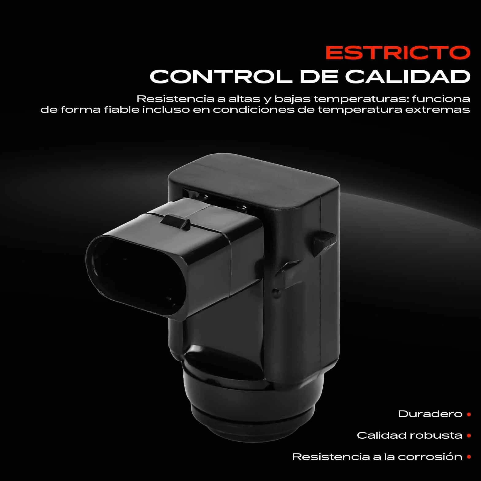 Frankberg 4x Sensor de aparcamiento PDC Compatible con Golf V 1K1 Golf V Variante 1K5 T.o.u.r.a.n 1T1 1T2 Golf Plus 521 5M1 Fabia I 6Y2 Replace# 3D0998275A