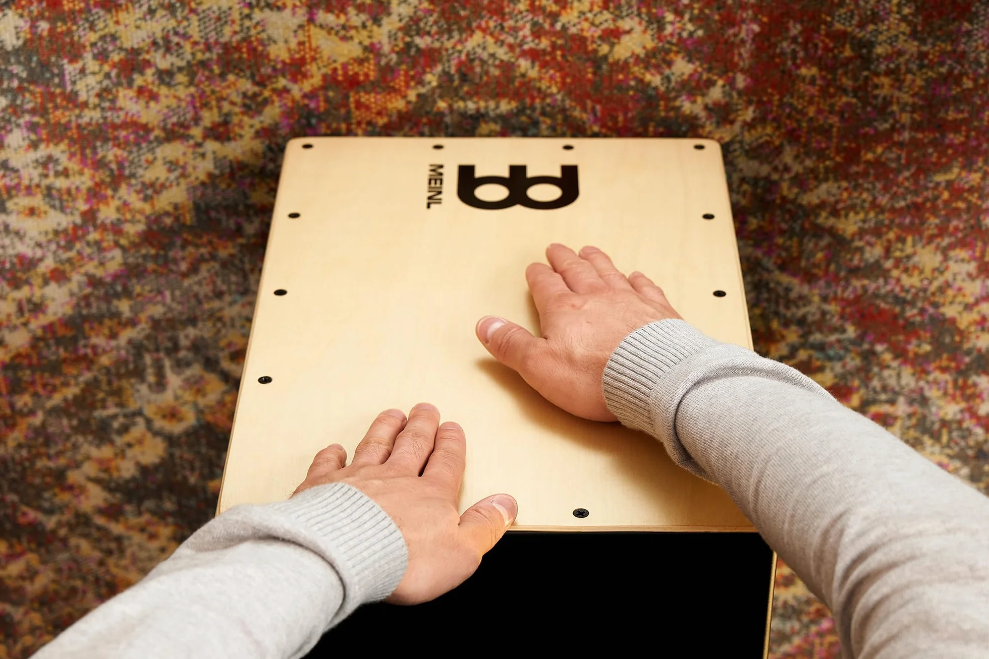 MEINL Percussion Headliner Series Snare Cajon, MCAJ100BK-MA