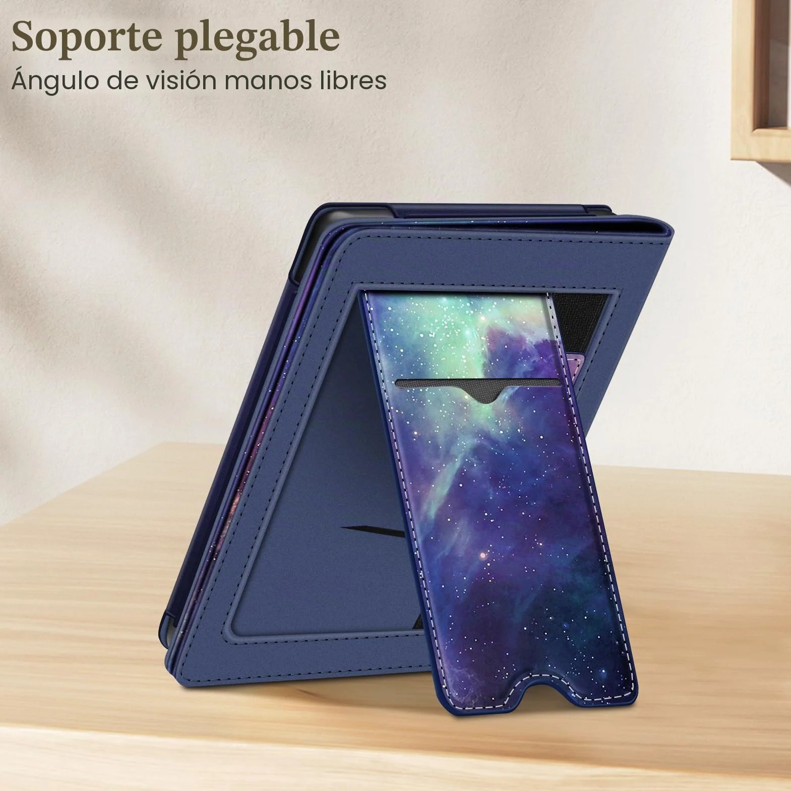 FINTIE Funda para 6" Kobo Clara Colour (2024) / Kobo Clara BW (2024) / 2E (2022) - Protectora con Card Slot y Hand Strap, Auto Despertador/Sueño